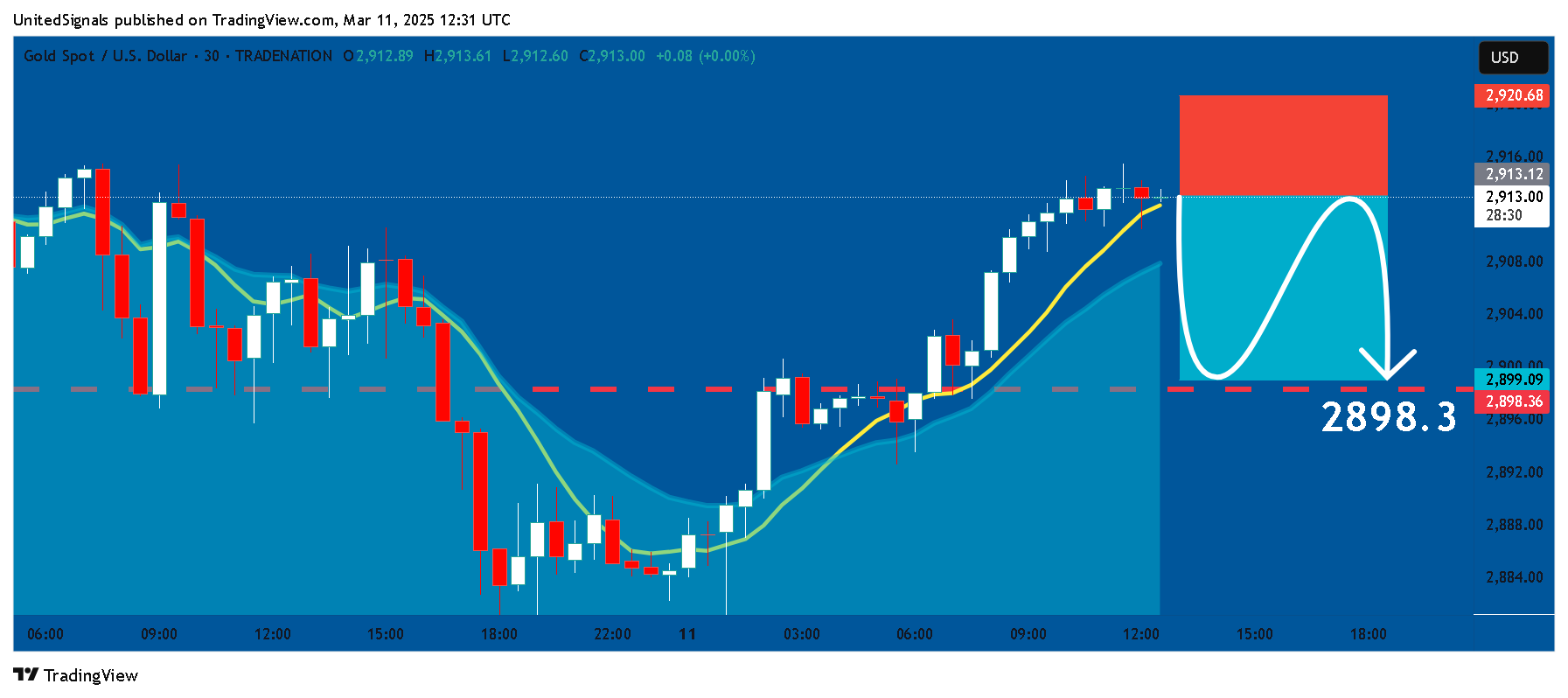 TRADENATION:XAUUSD Chart Image by UnitedSignals