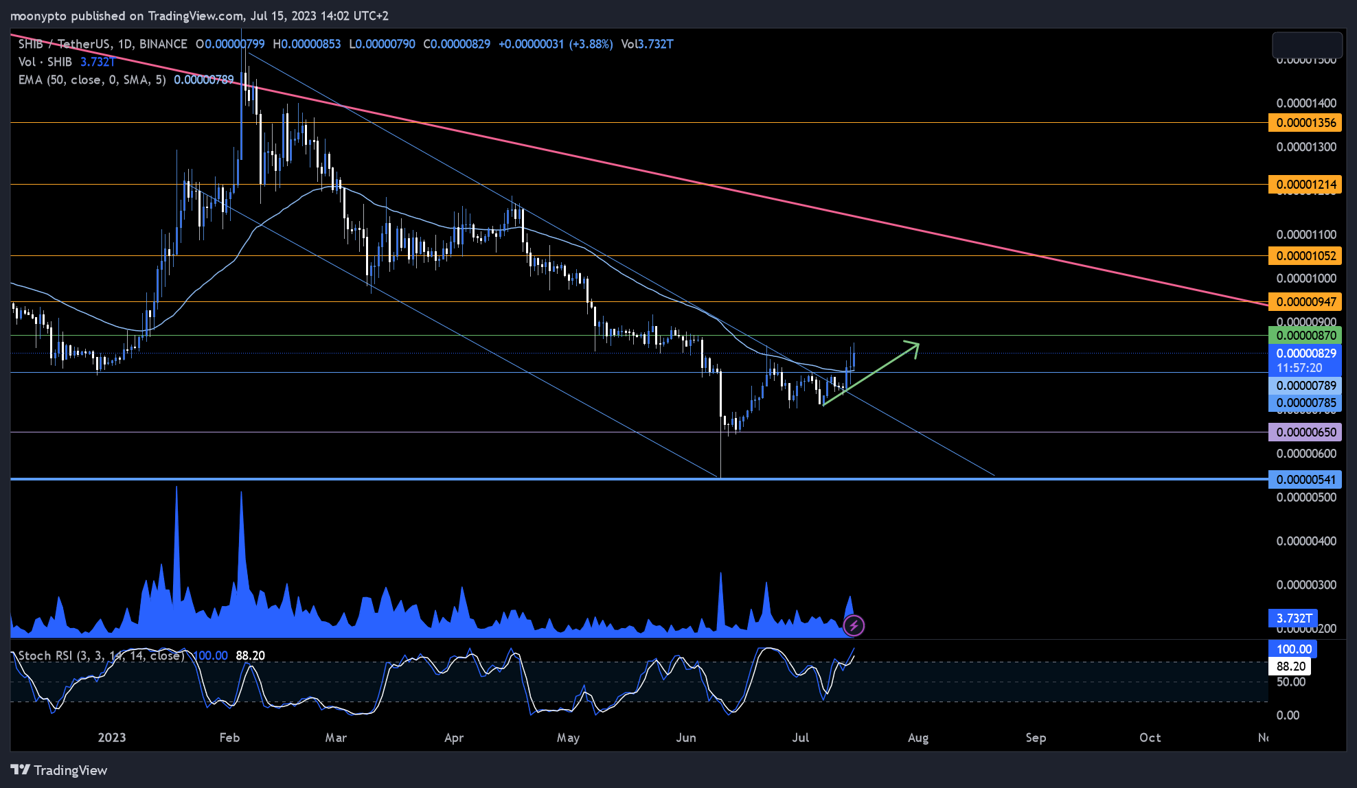 BINANCE:SHIBUSDT Chart Image by moonypto