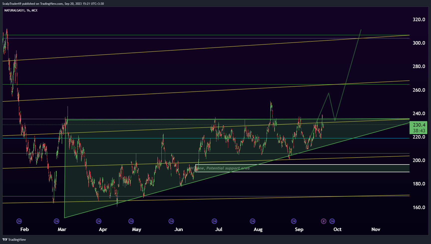 MCX:NATURALGAS1! Chart Image by HesamUNT