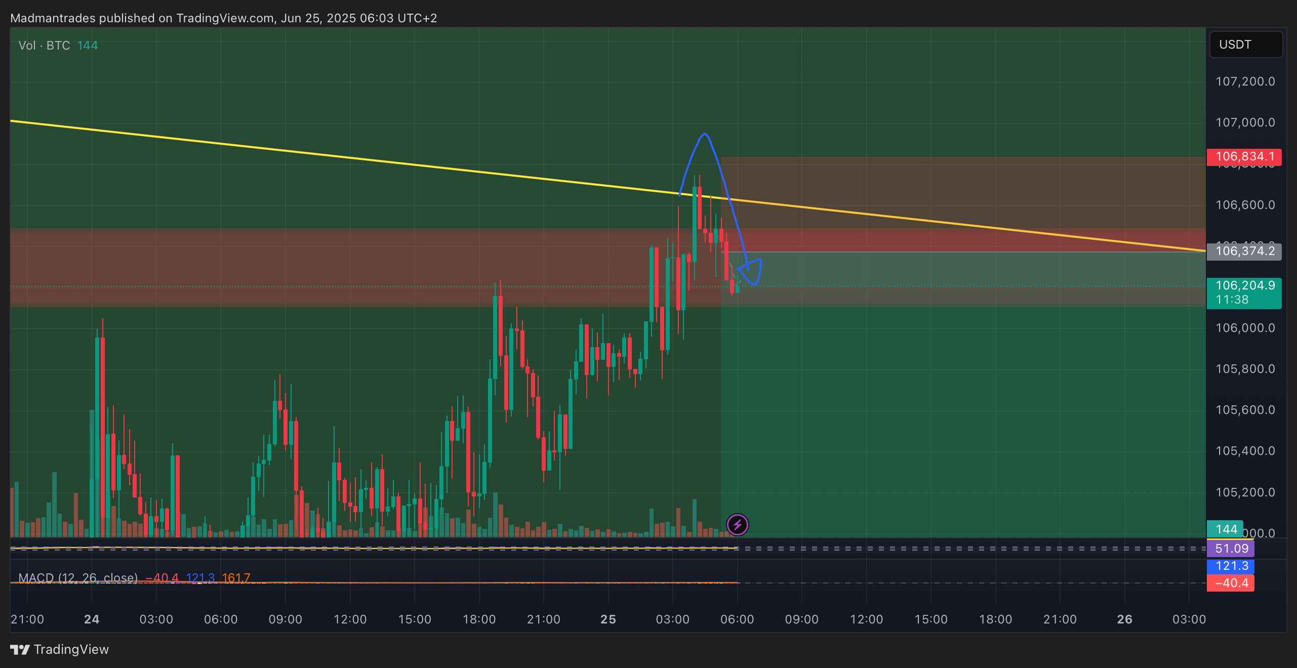BINANCE:BTCUSDT.P Chart Image by Madmantrades