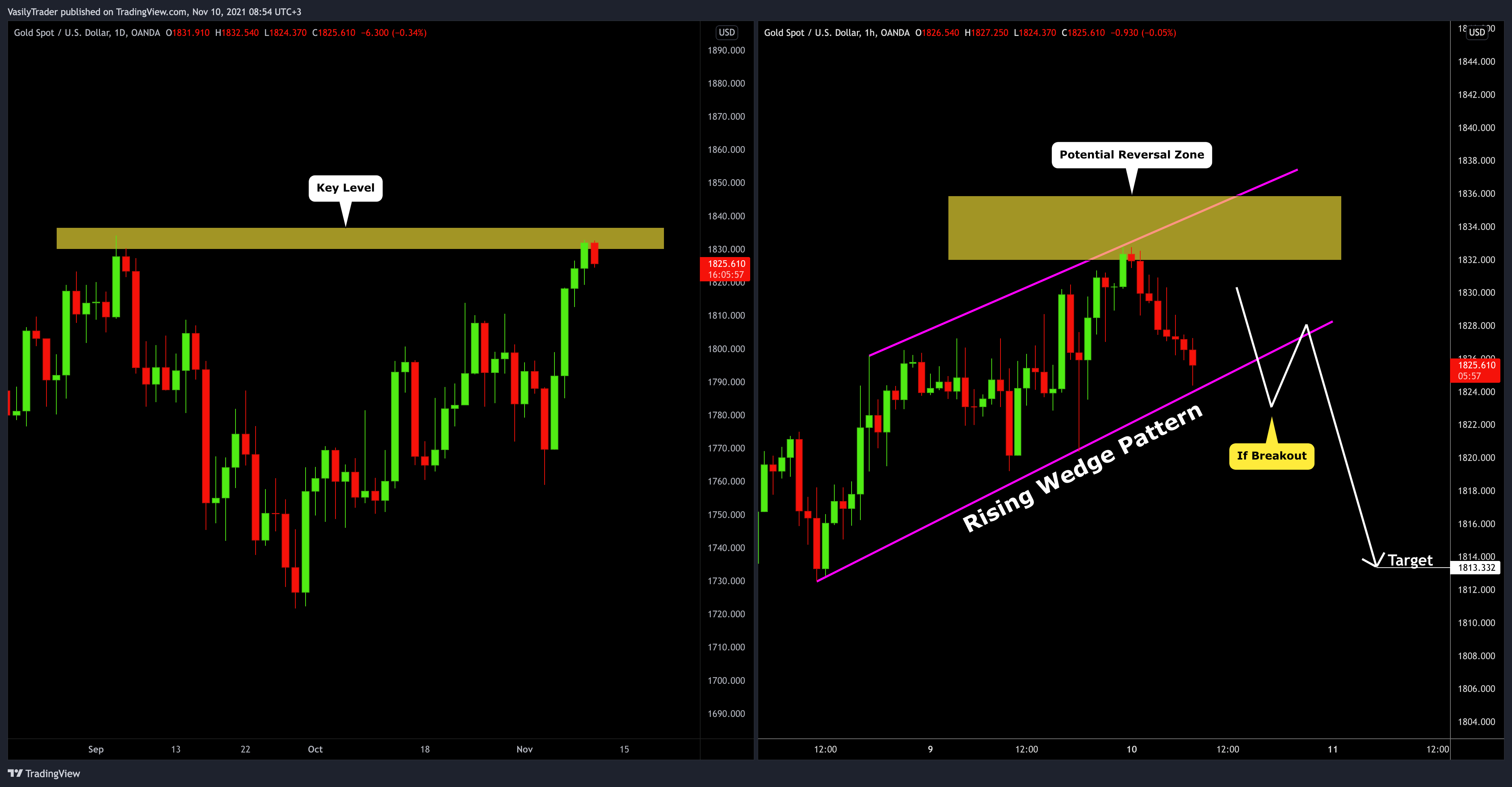 OANDA:XAUUSD Chart Image by VasilyTrader