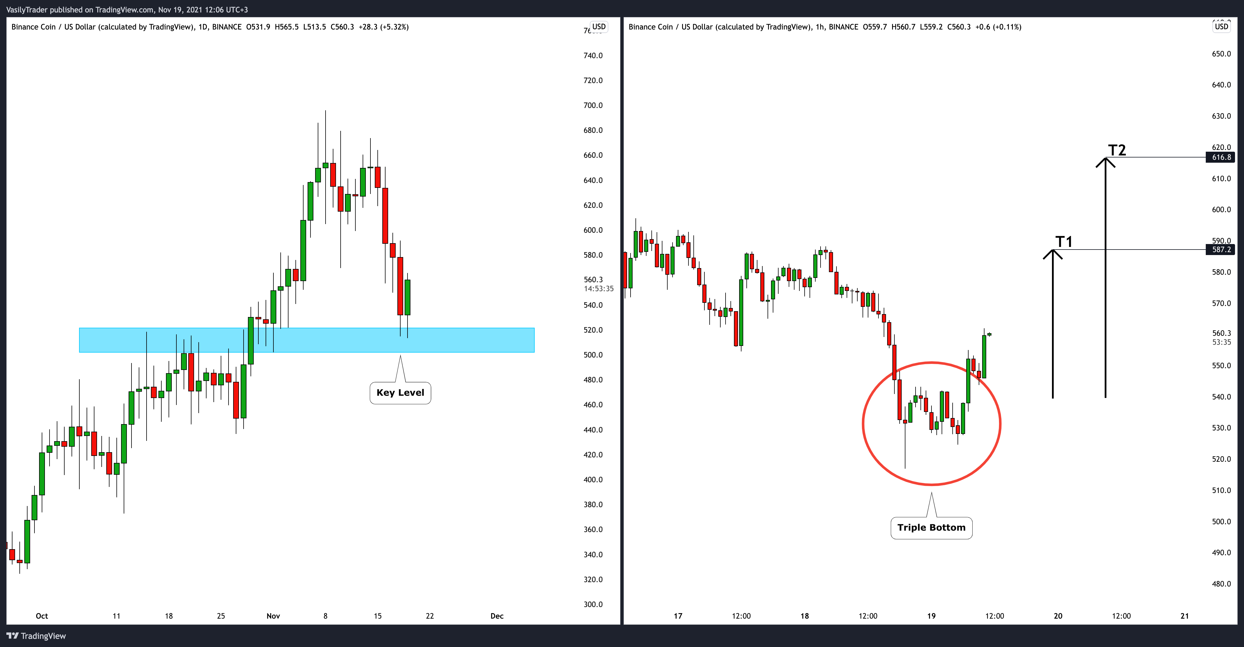 BINANCE:BNBUSD Chart Image by VasilyTrader