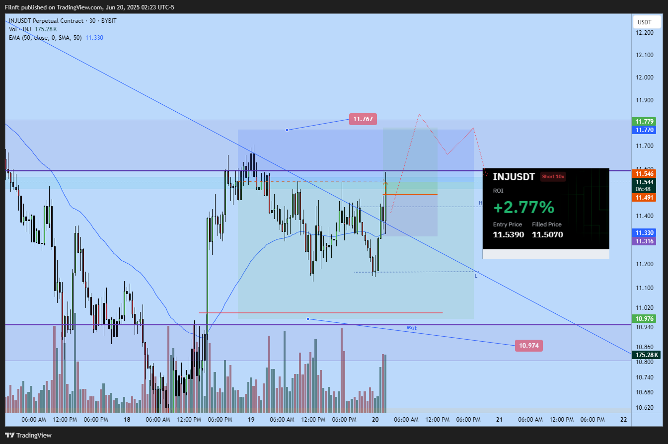 BYBIT:INJUSDT.P Chart Image by Filnft