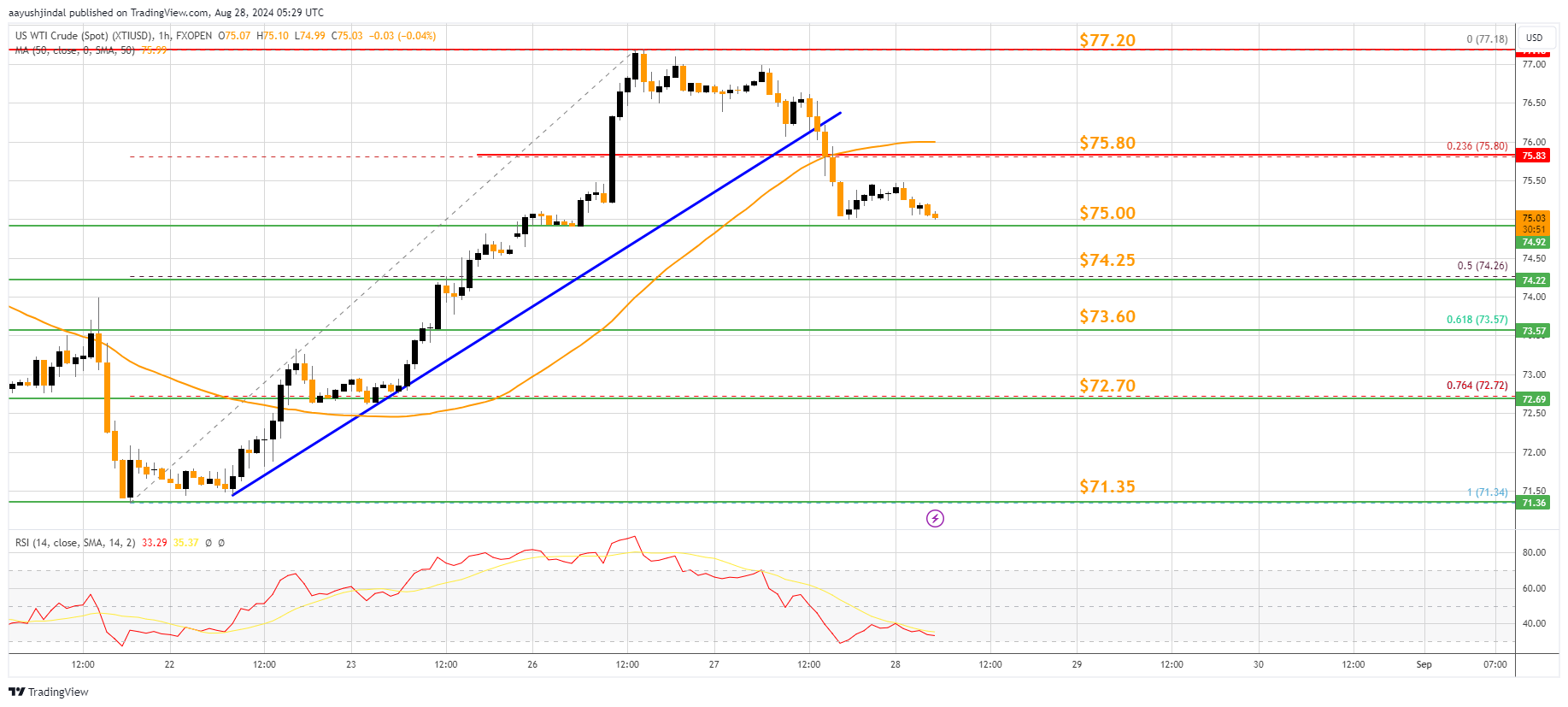 FXOPEN:XTIUSD Chart Image by aayushjindal