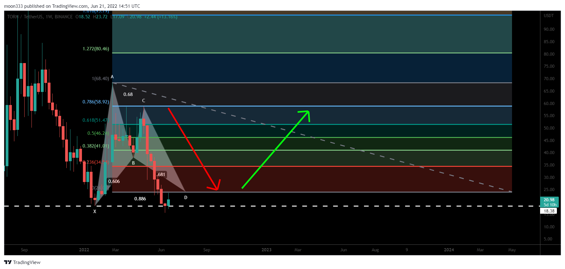 BINANCE:TORNUSDT Chart Image by moon333