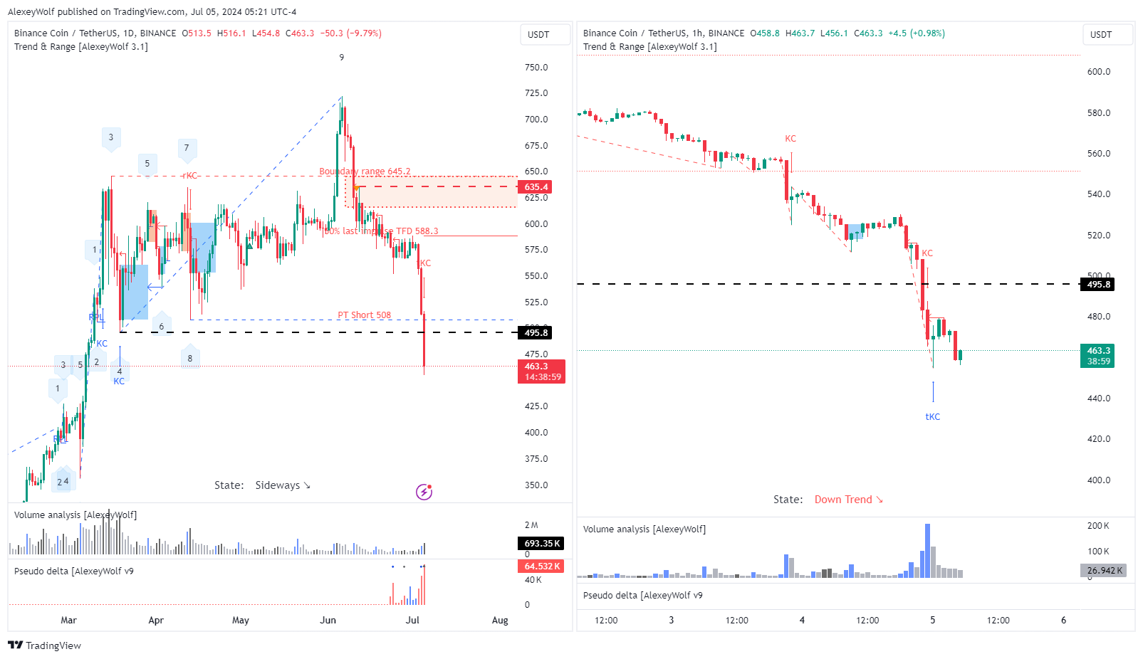 BINANCE:BNBUSDT Chart Image by AlexeyWolf