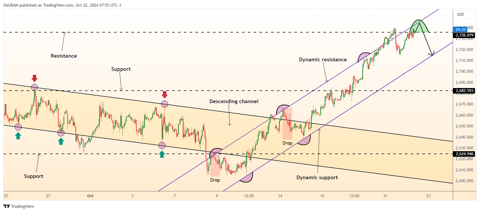 OANDA:XAUUSD Chart Image by DeGRAM