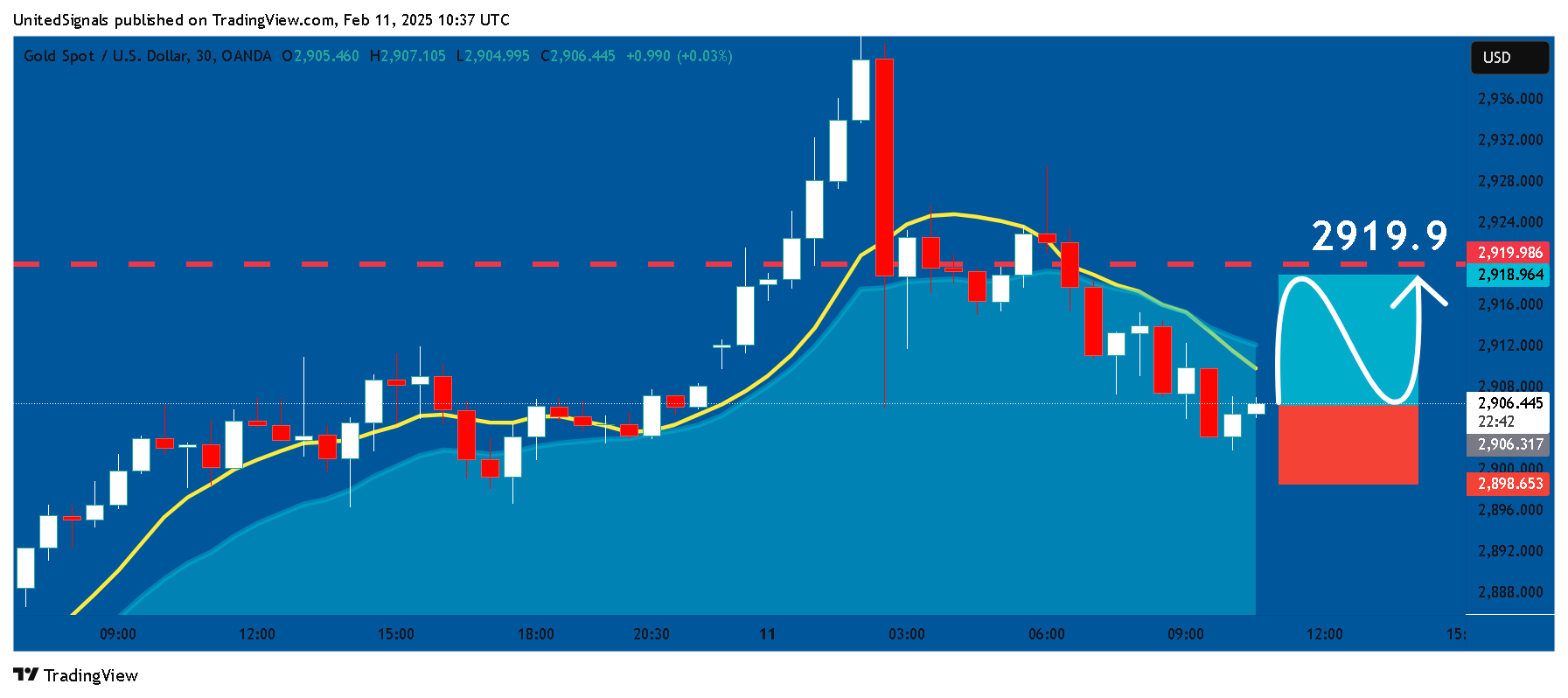 OANDA:XAUUSD Chart Image by UnitedSignals