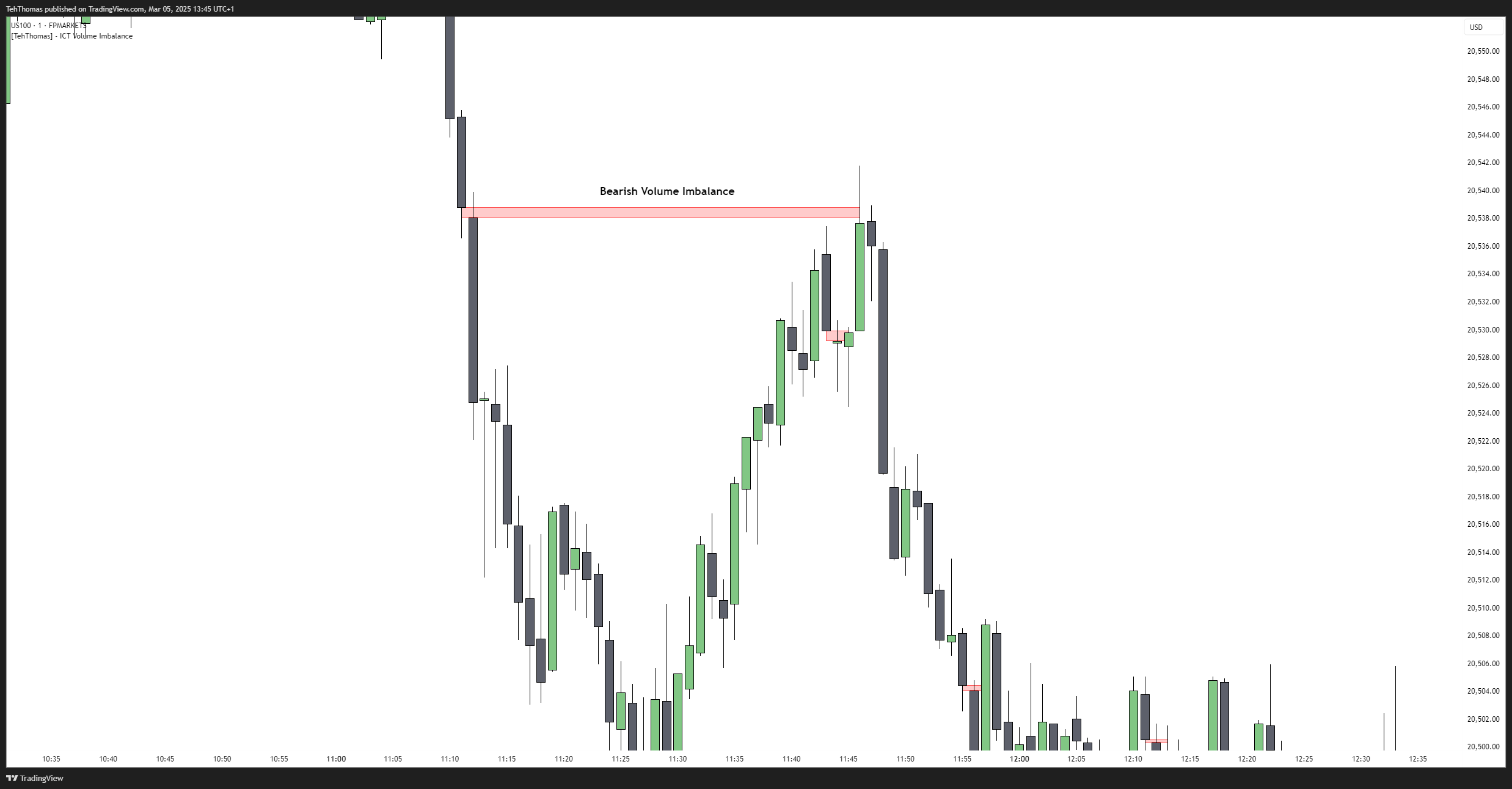 FPMARKETS:US100 Chart Image by TehThomas