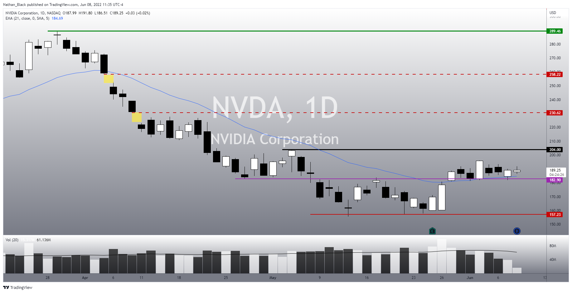 NASDAQ:NVDA Chart Image by Nathan_The_Finance_Hydra