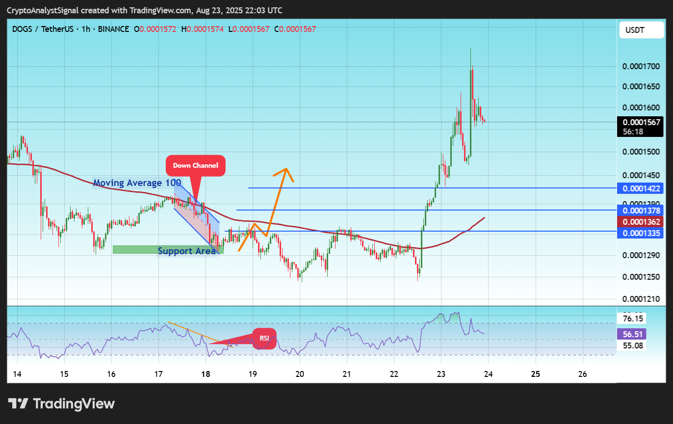 BINANCE:DOGSUSDT Chart Image by CryptoAnalystSignal