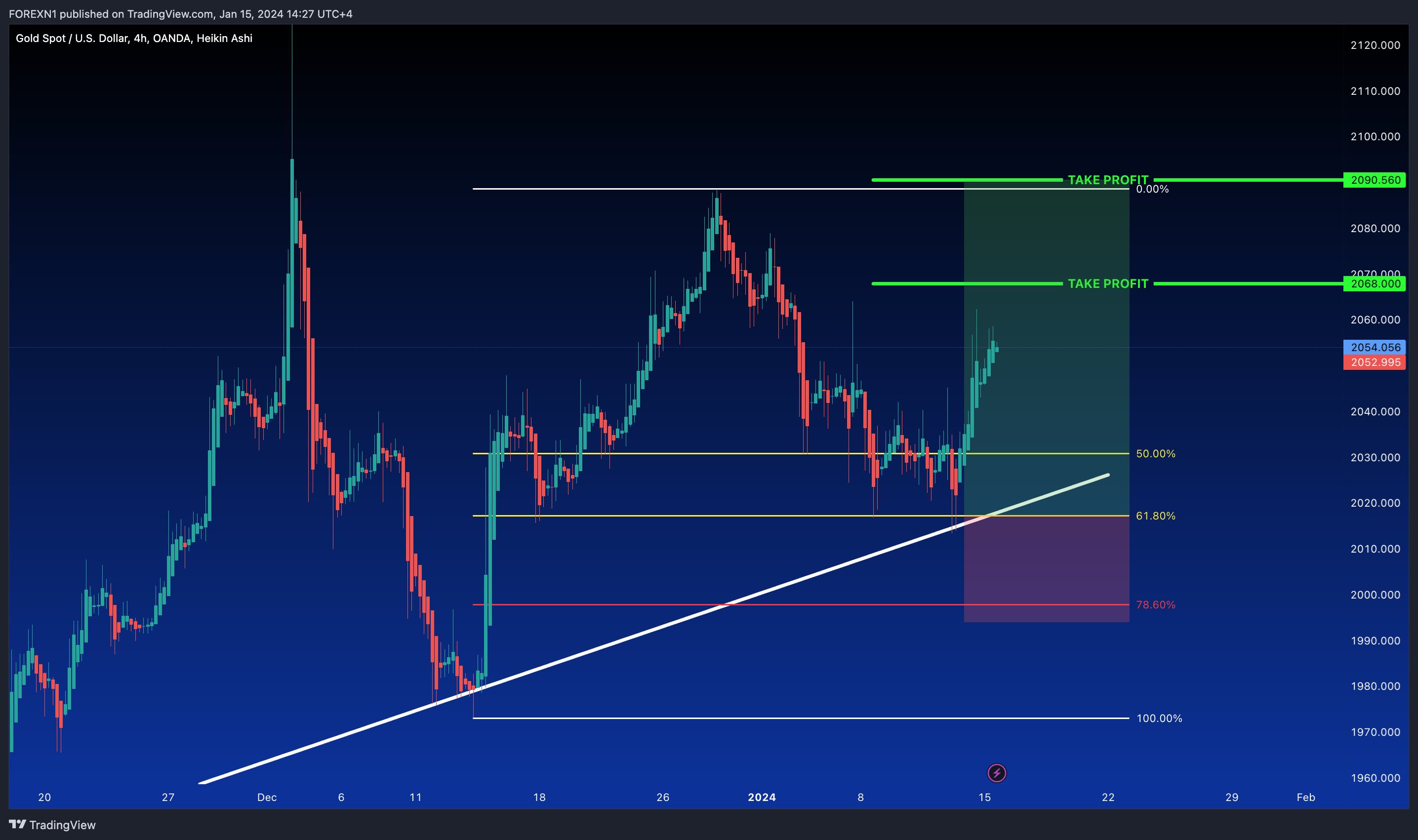 OANDA:XAUUSD Chart Image by FOREXN1