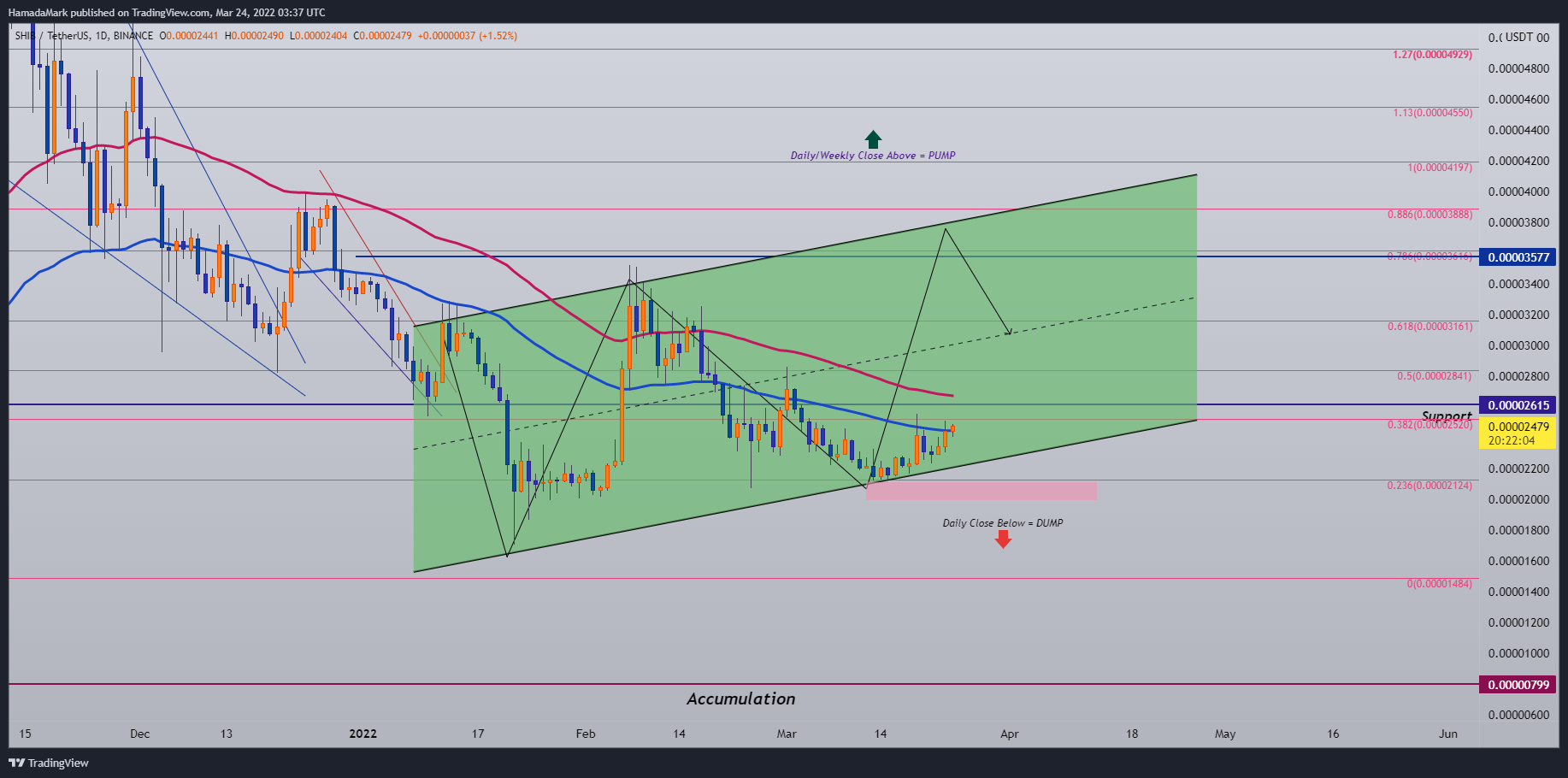 BINANCE:SHIBUSDT Chart Image by HamadaMark