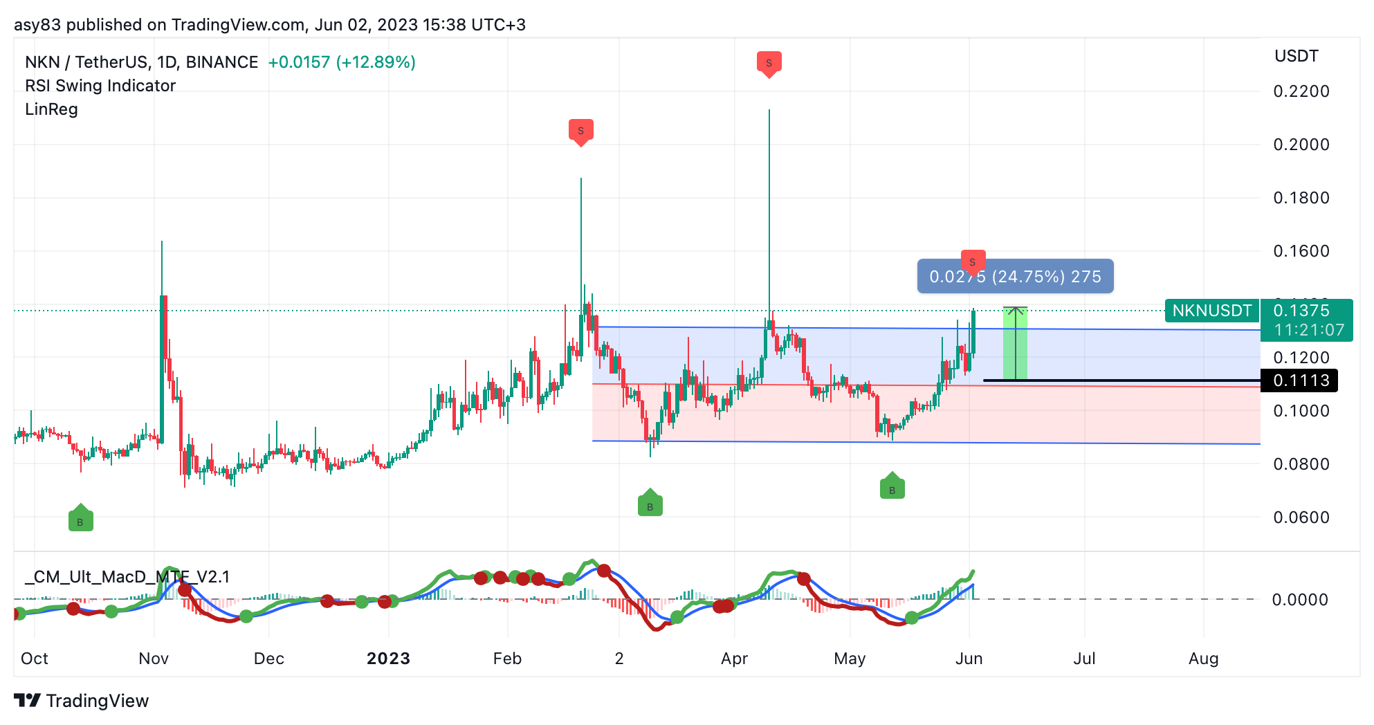 BINANCE:NKNUSDT Chart Image by TraderASY