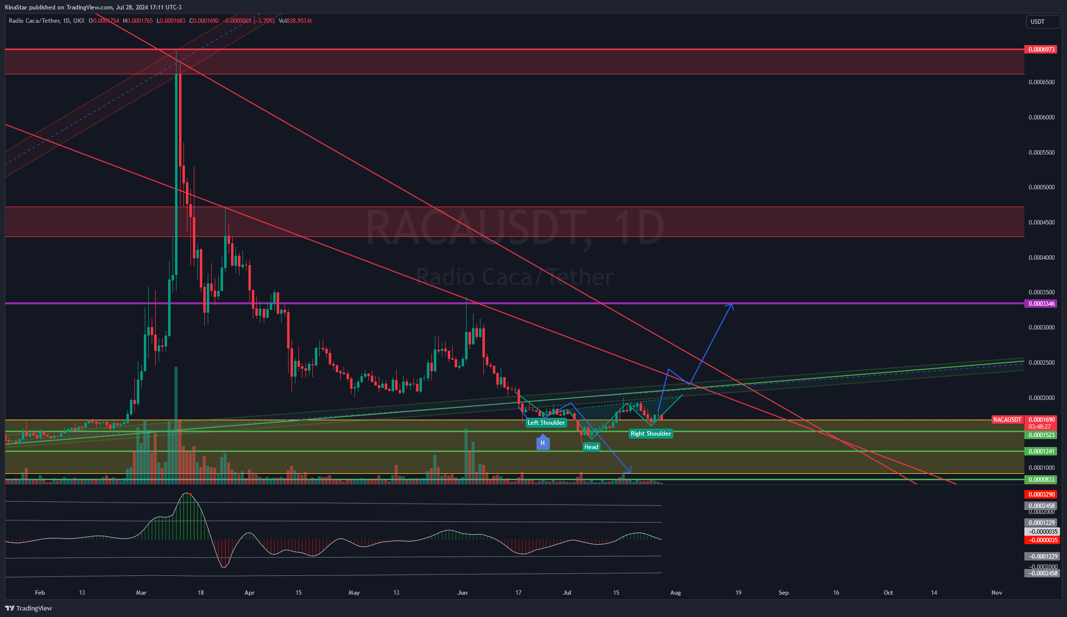 OKX:RACAUSDT Chart Image by KinaStar