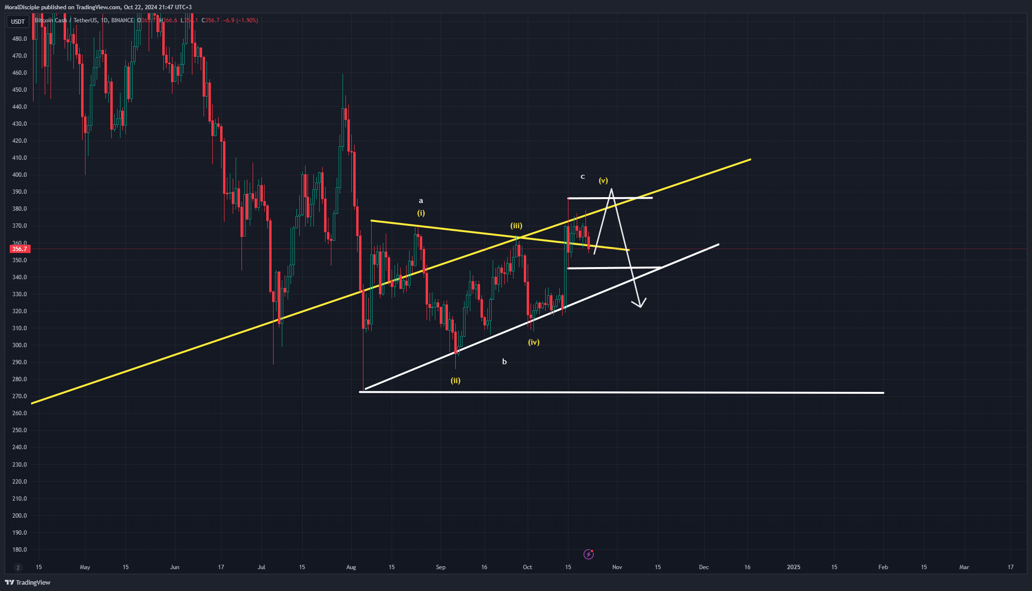 BINANCE:BCHUSDT Chart Image by MoralDisciple