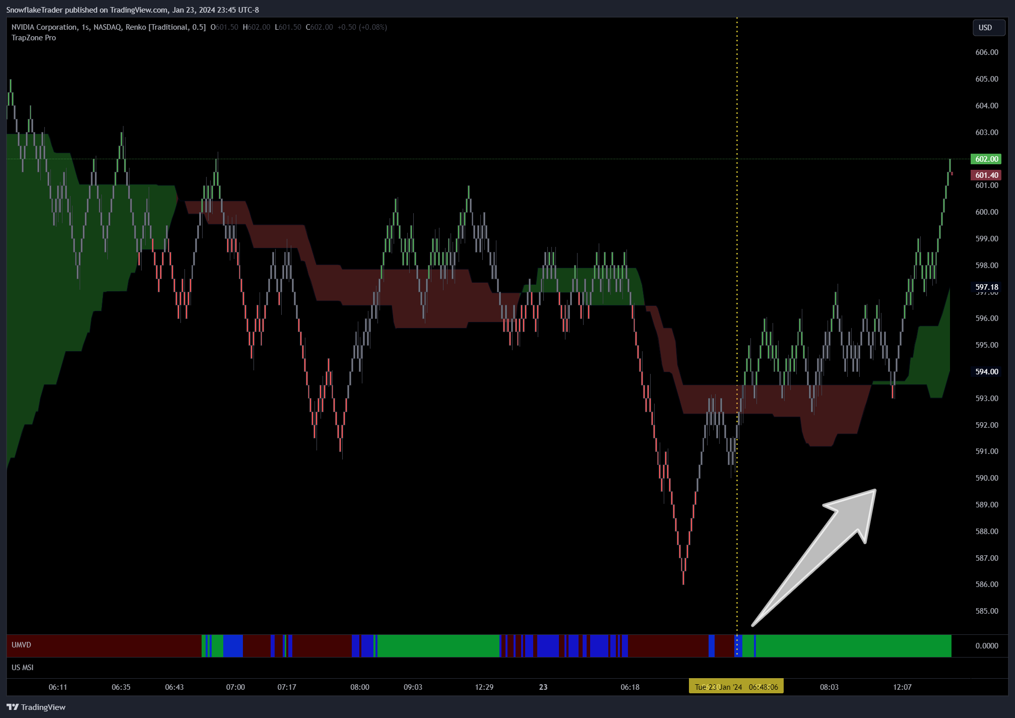 NASDAQ:NVDA Chart Image by SnowflakeTrader
