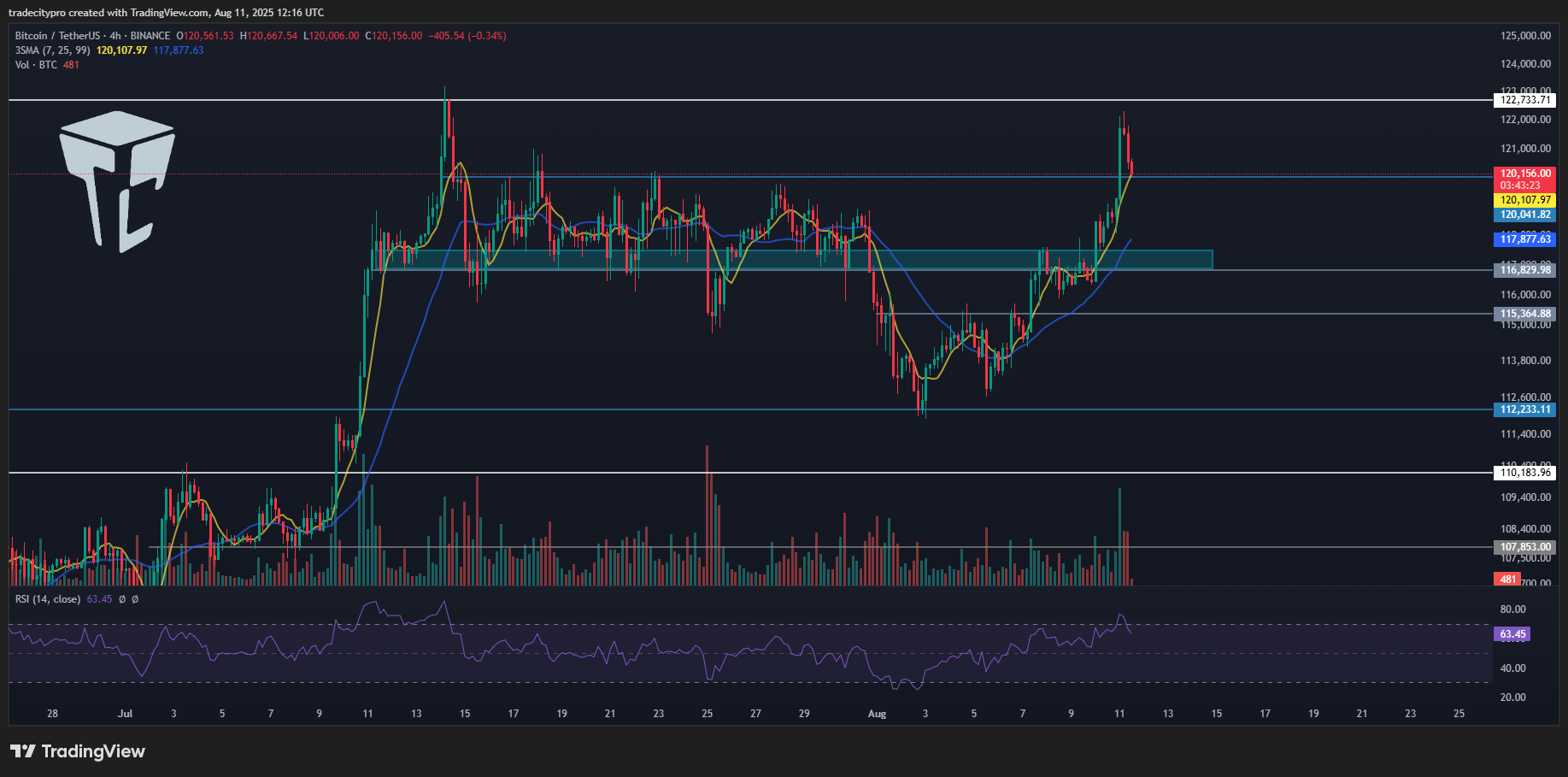 BINANCE:BTCUSDT Chart Image by tradecitypro