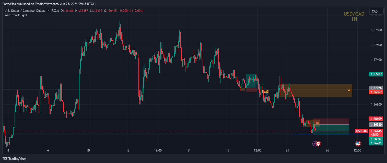 FX:USDCAD Chart Image by PanzyPips