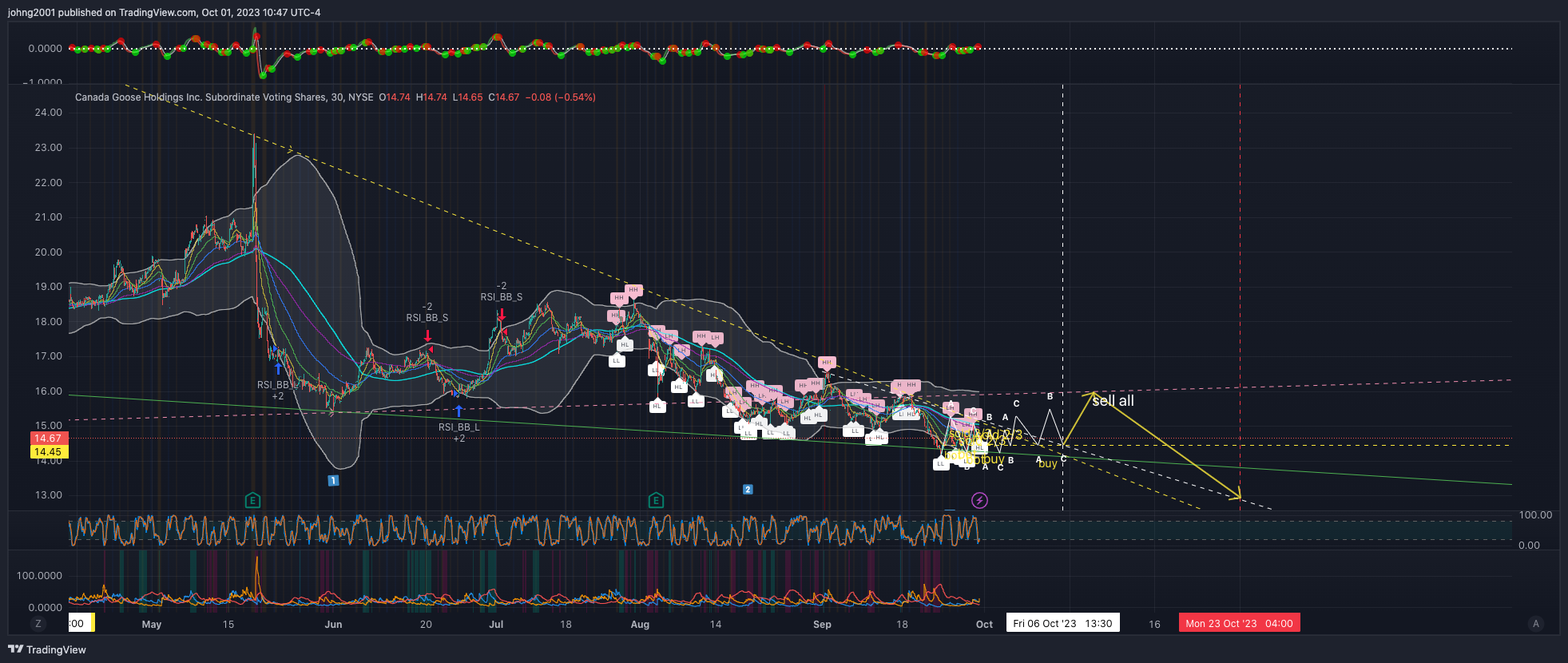 BATS:GOOS Chart Image by johng2001