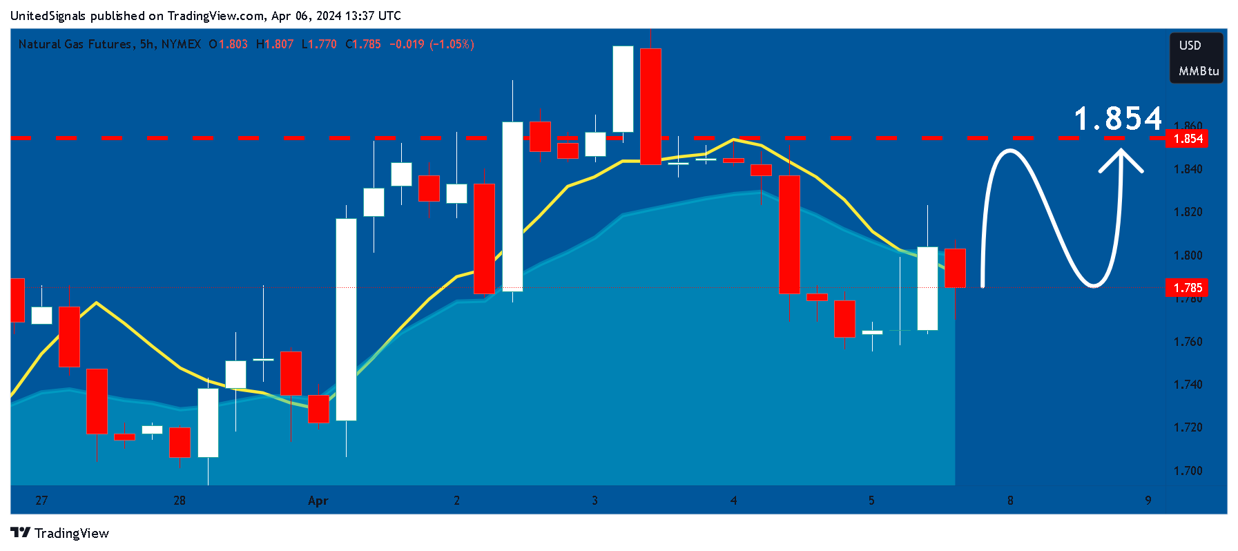 NYMEX_DL:NG1! Chart Image by UnitedSignals
