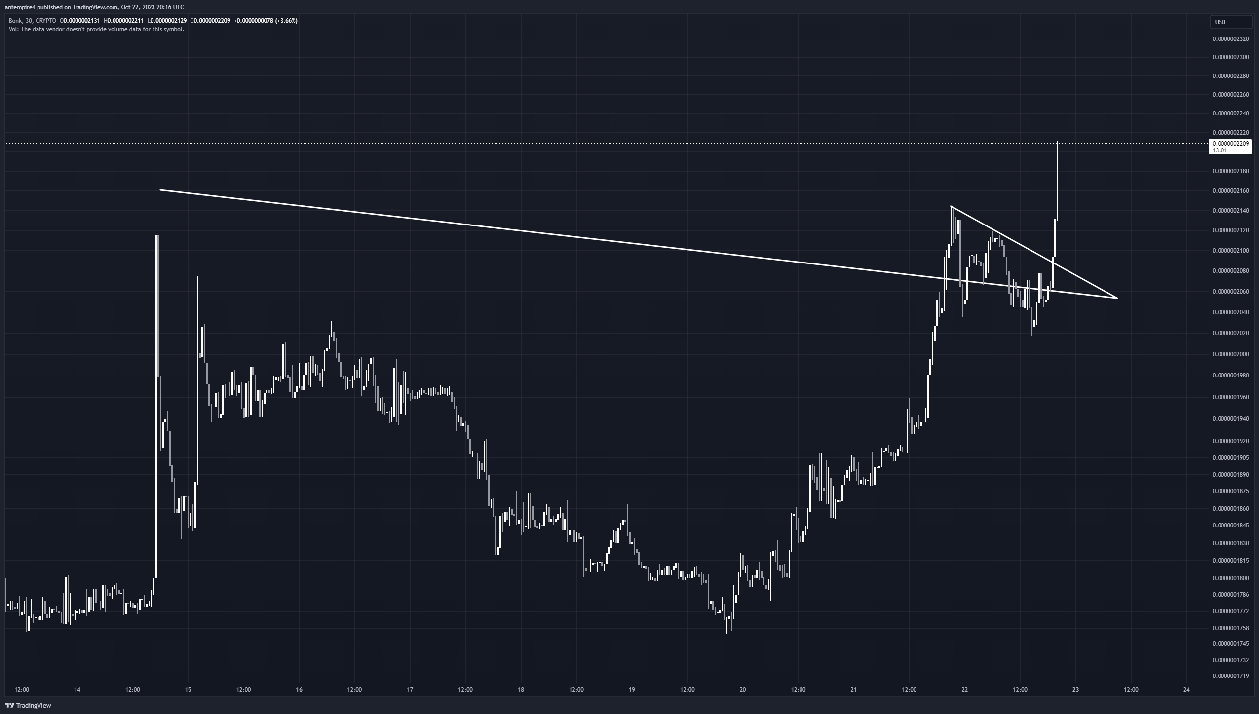 CRYPTO:BONKUSD Chart Image by antempire4