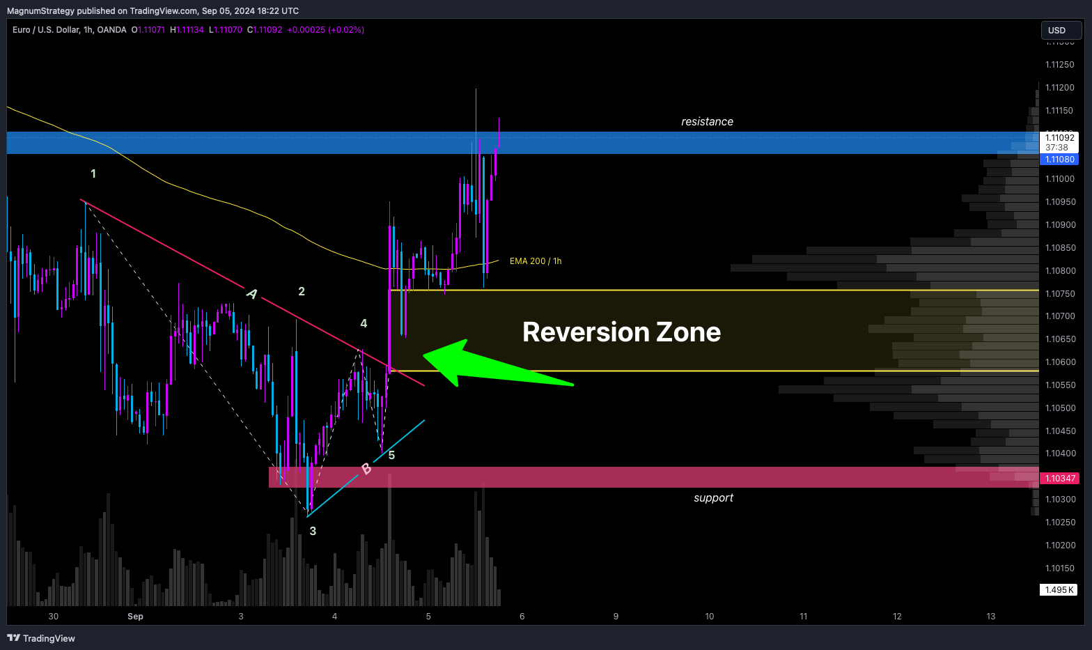 OANDA:EURUSD Chart Image by MagnumStrategy