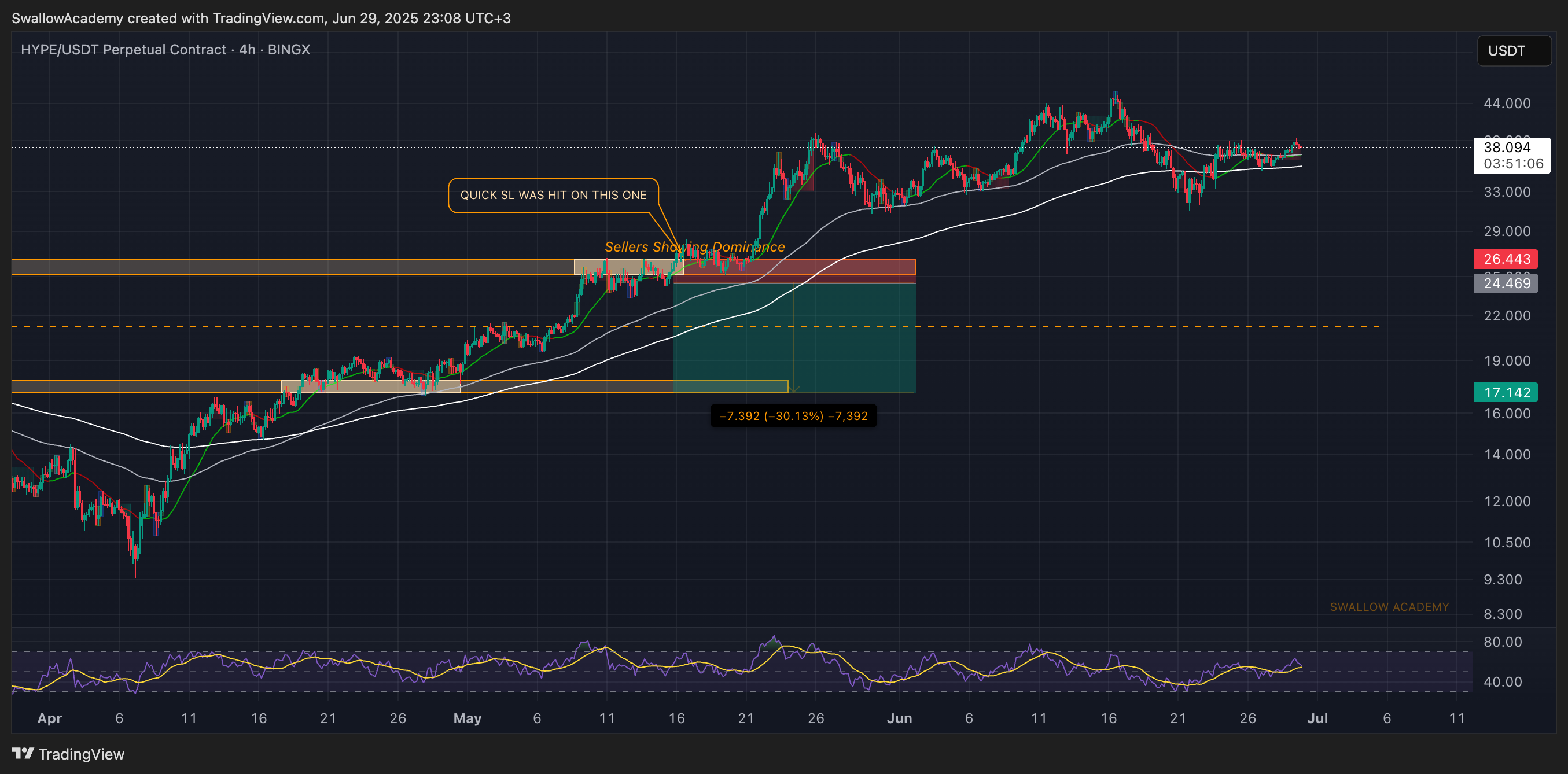 BINGX:HYPEUSDT.P Chart Image by SwallowAcademy