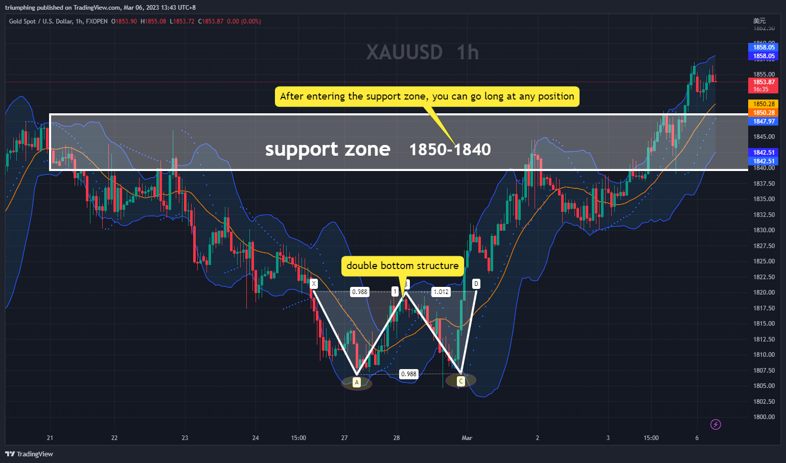 FXOPEN:XAUUSD Chart Image by triumphing