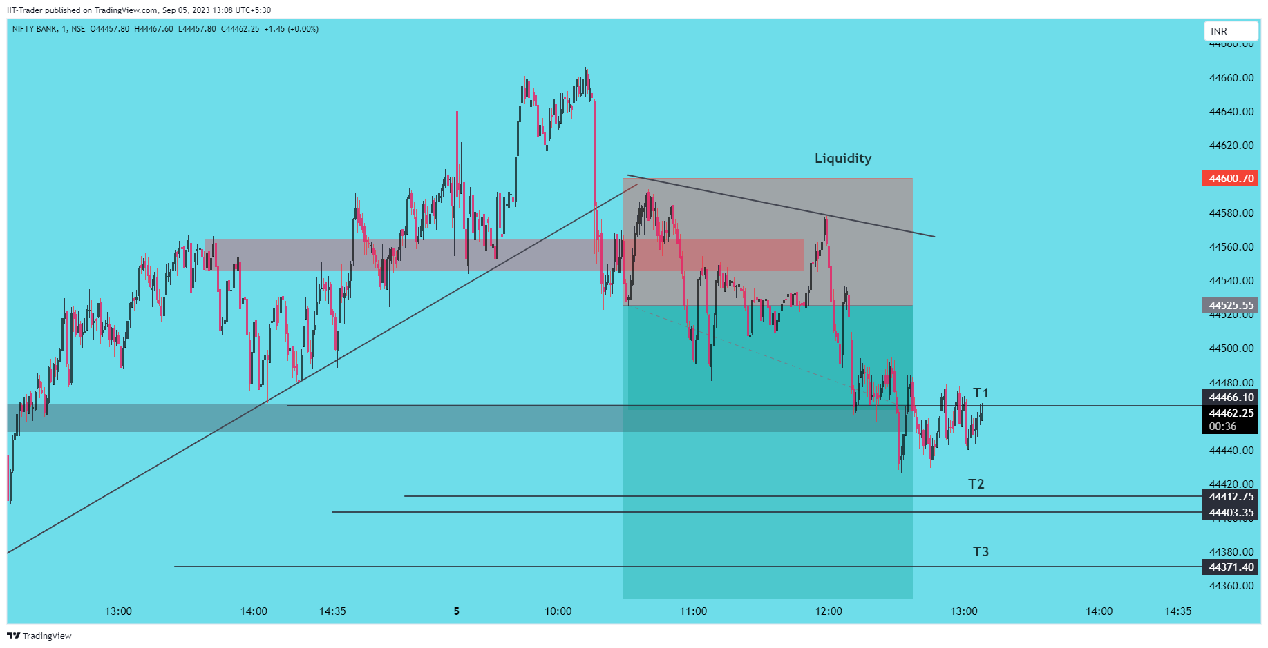NSE:BANKNIFTY Chart Image by IIT-Trader