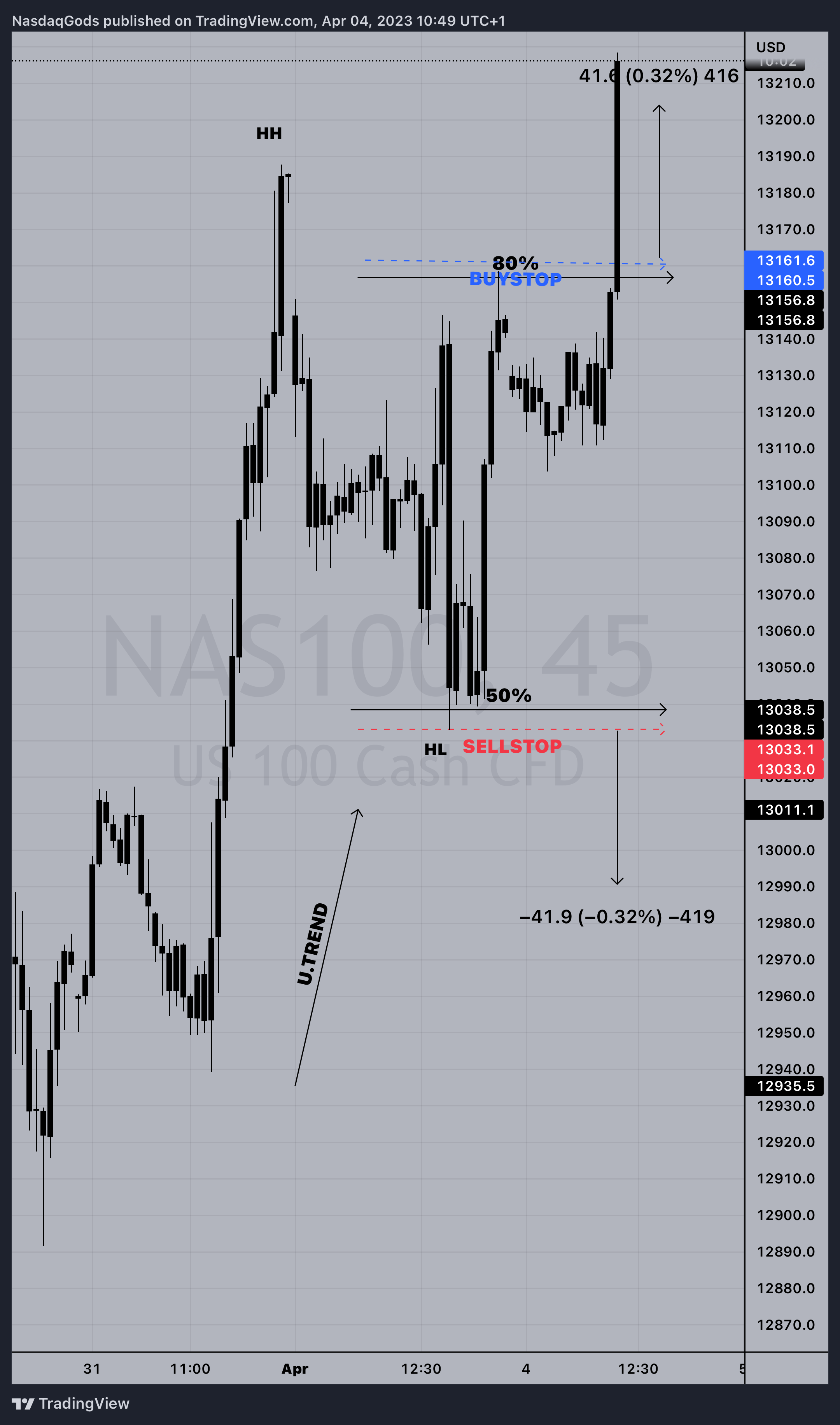 PEPPERSTONE:NAS100 Chart Image by lazyluchi