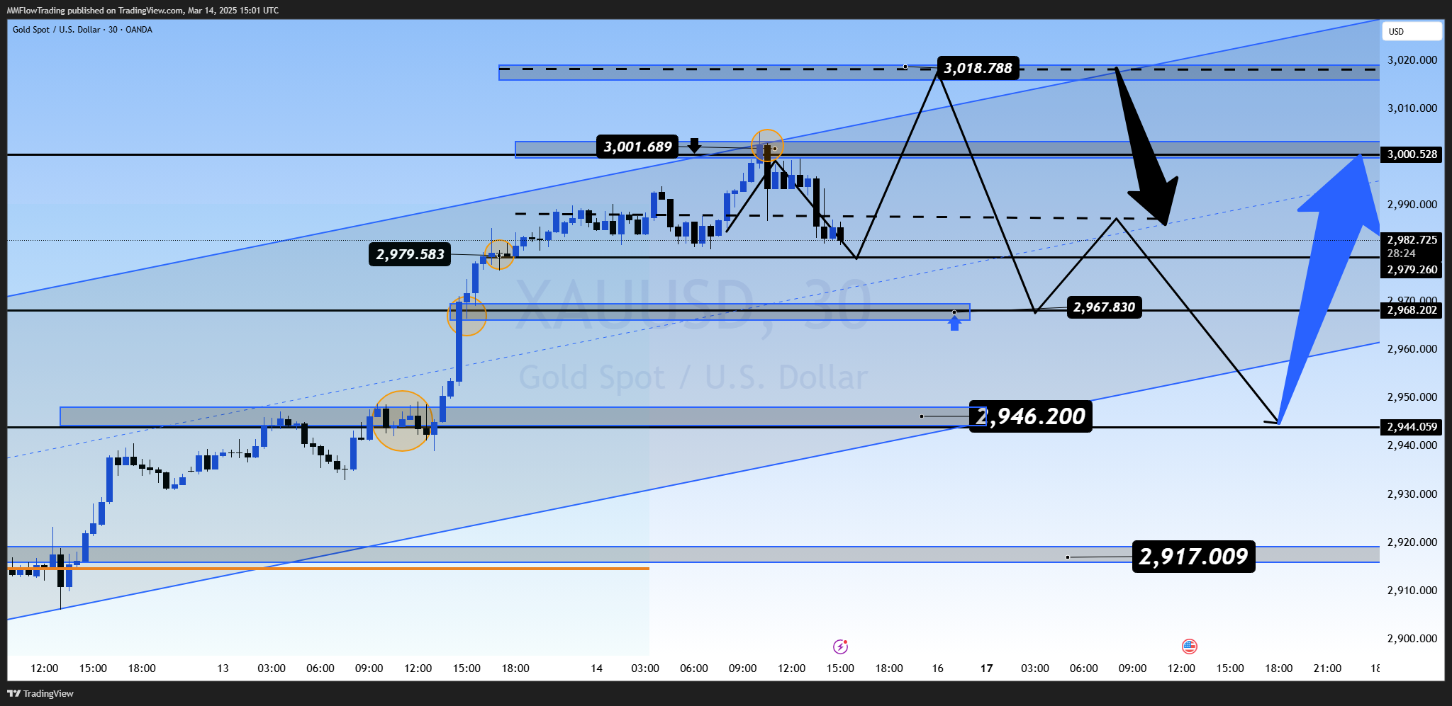 OANDA:XAUUSD Chart Image by MMFlowTrading