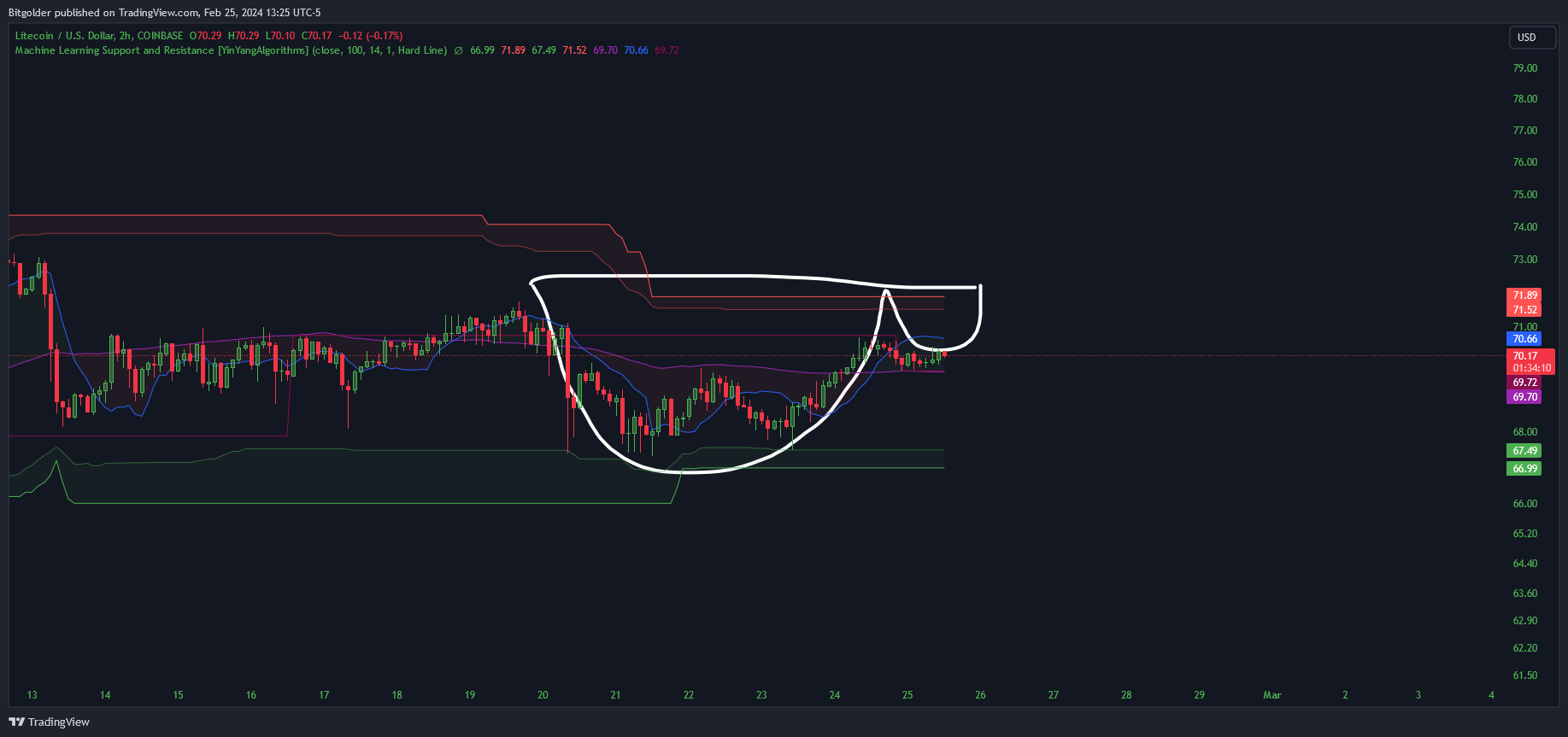 COINBASE:LTCUSD Chart Image by Bitgolder
