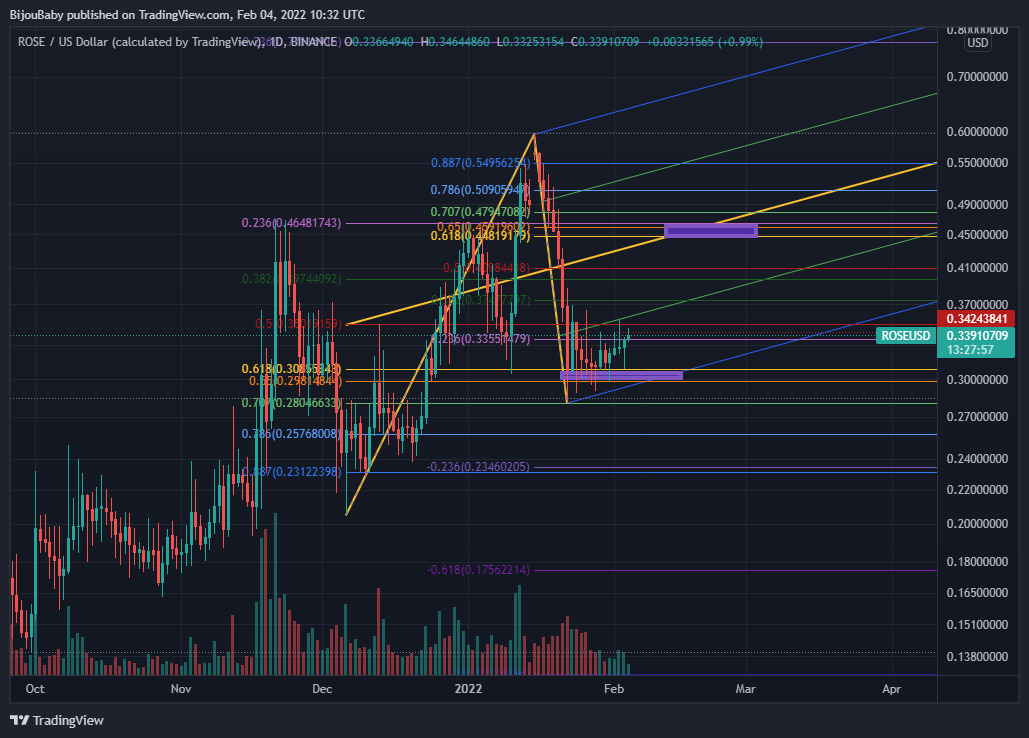 BINANCE:ROSEUSD Chart Image by BijouBaby