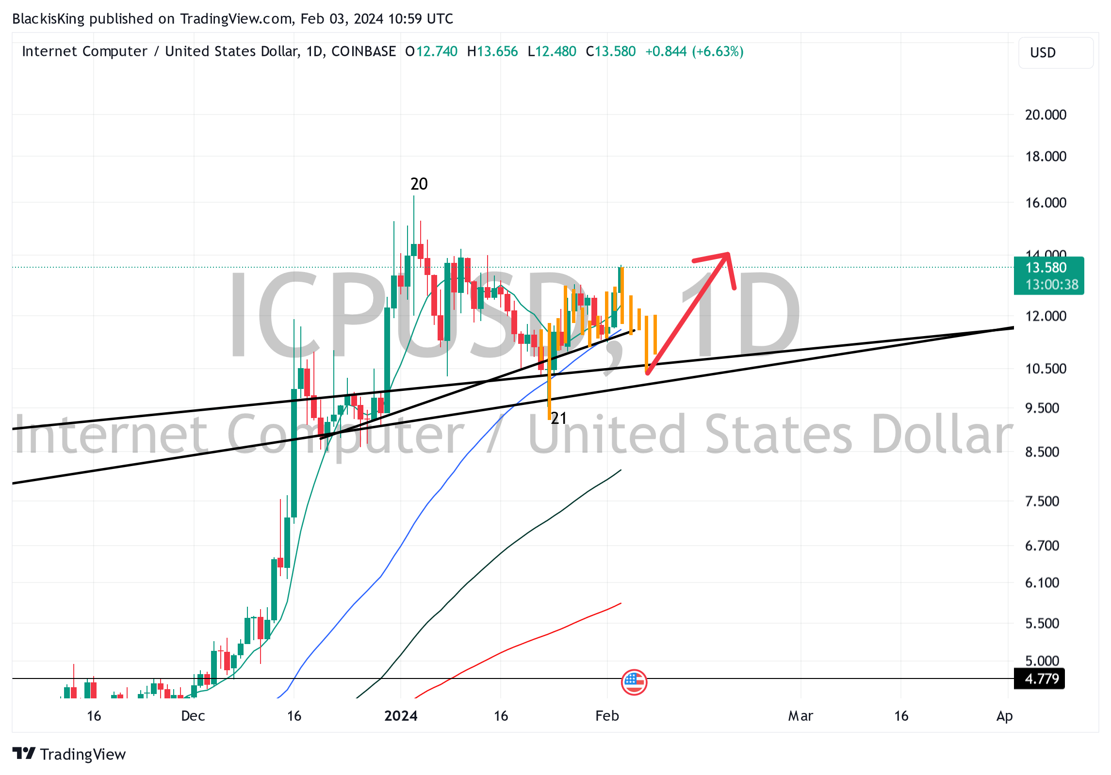 COINBASE:ICPUSD Chart Image by BlackisKing