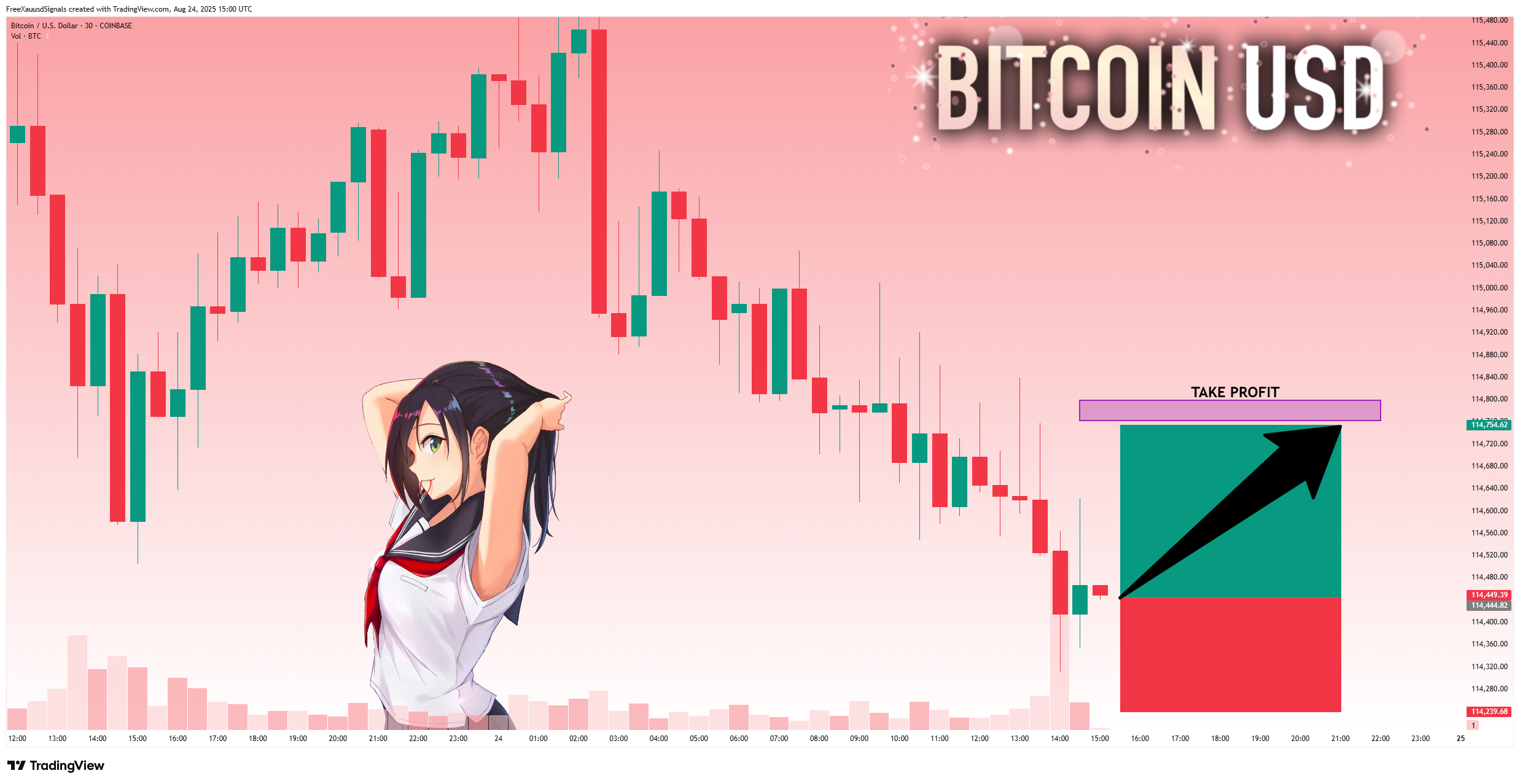 COINBASE:BTCUSD Chart Image by FreeXauusdSignals