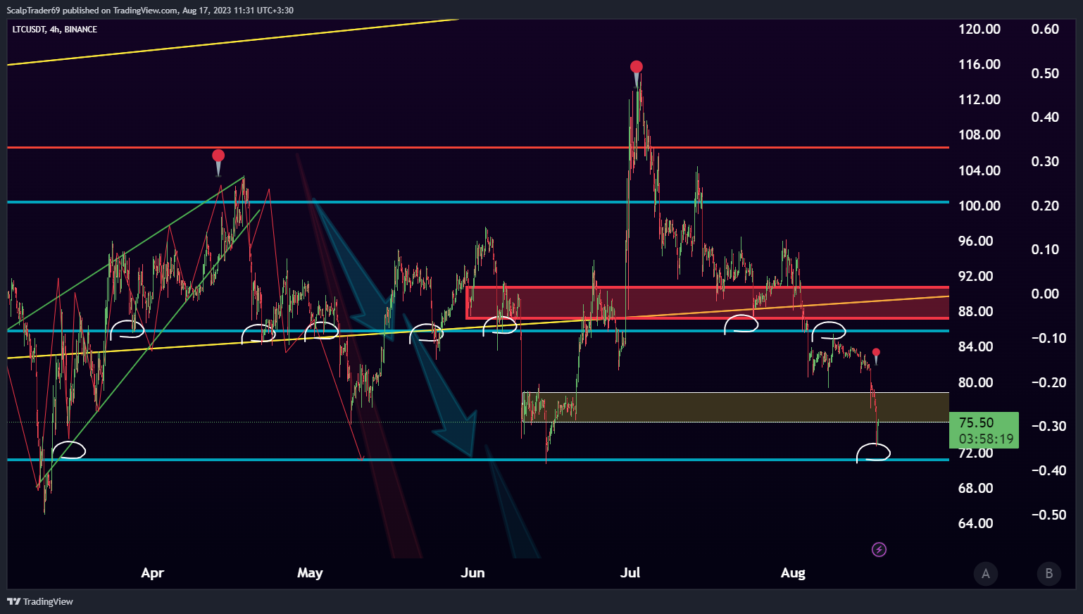 BINANCE:LTCUSDT Chart Image by HesamUNT