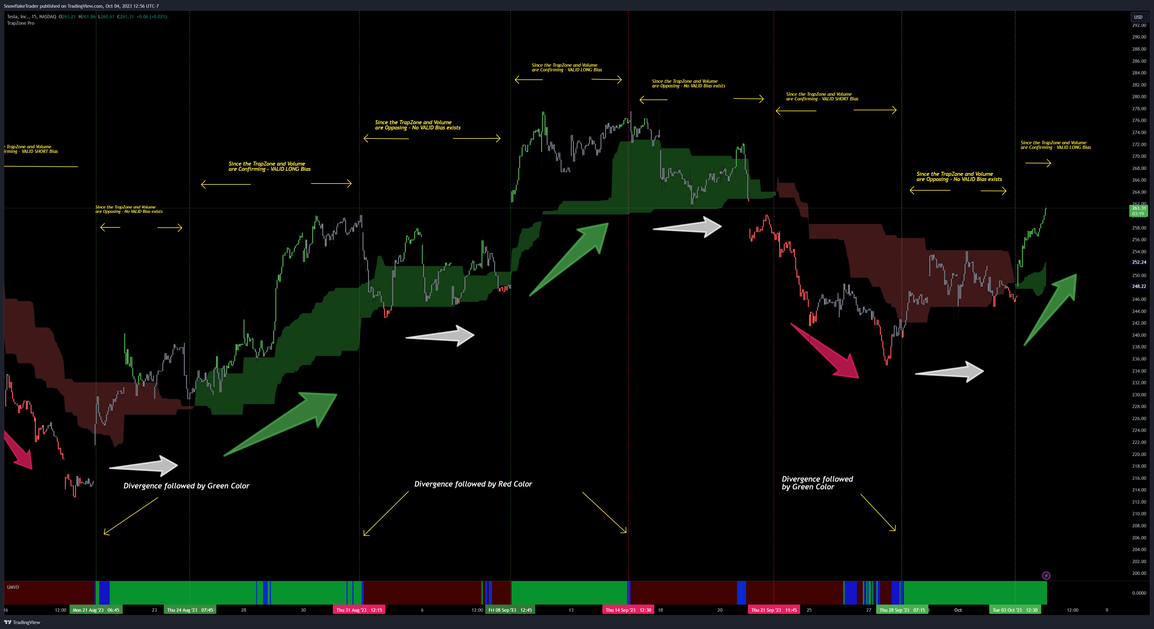 NASDAQ:TSLA Chart Image by SnowflakeTrader