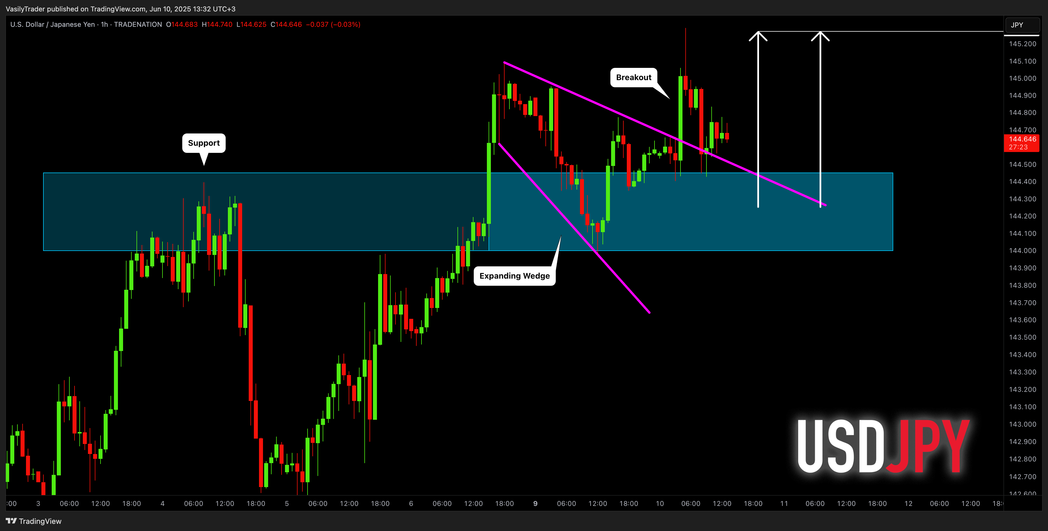 TRADENATION:USDJPY Chart Image by VasilyTrader