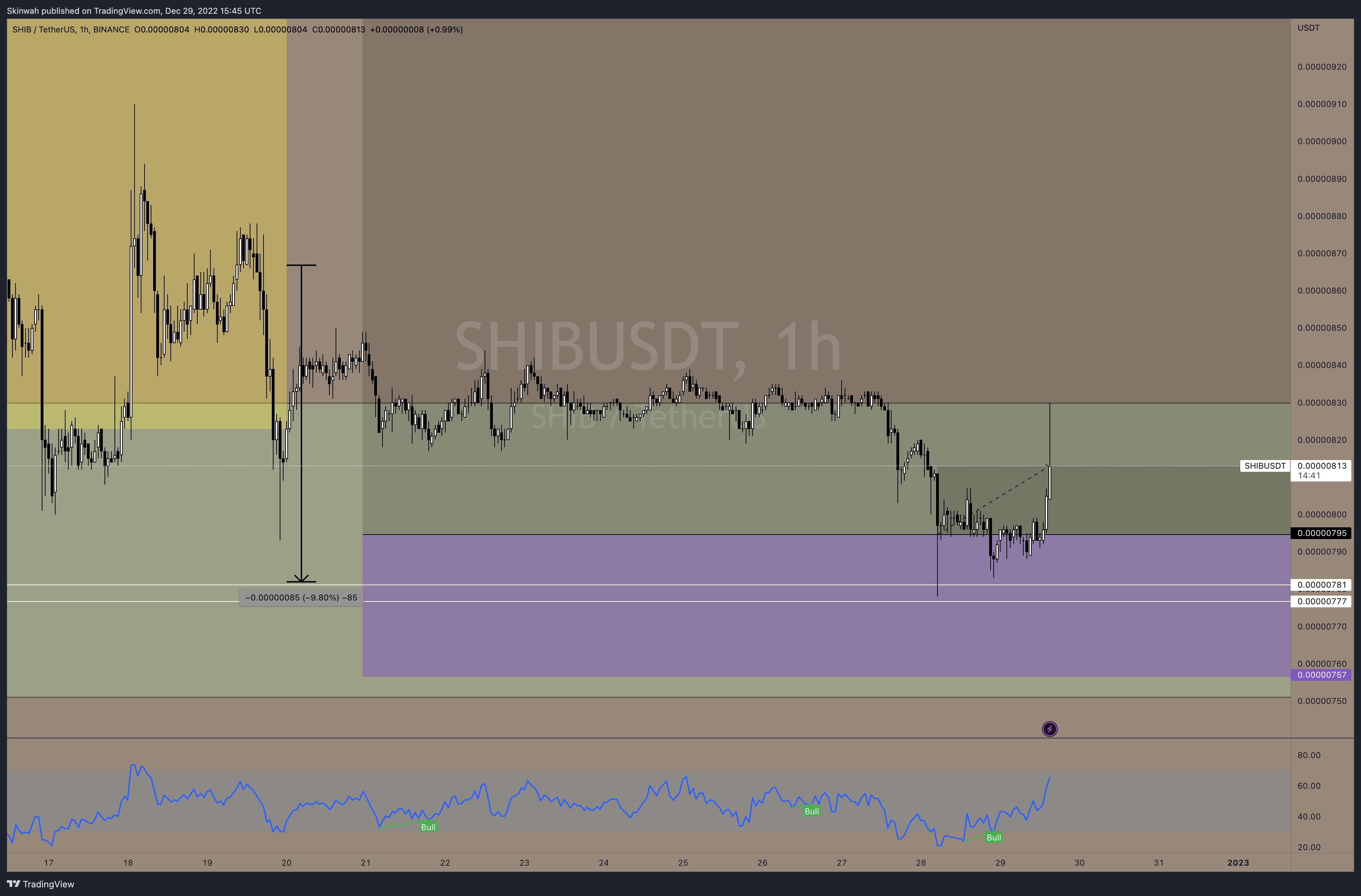 BINANCE:SHIBUSDT Chart Image by Skinwah