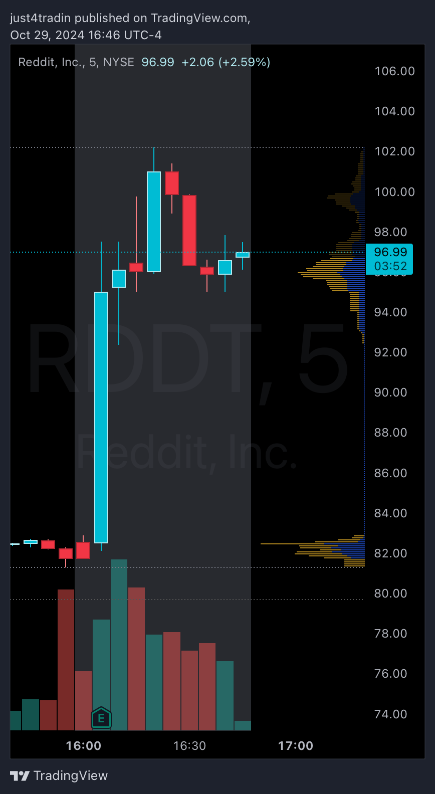 NYSE:RDDT Chart Image by just4tradin