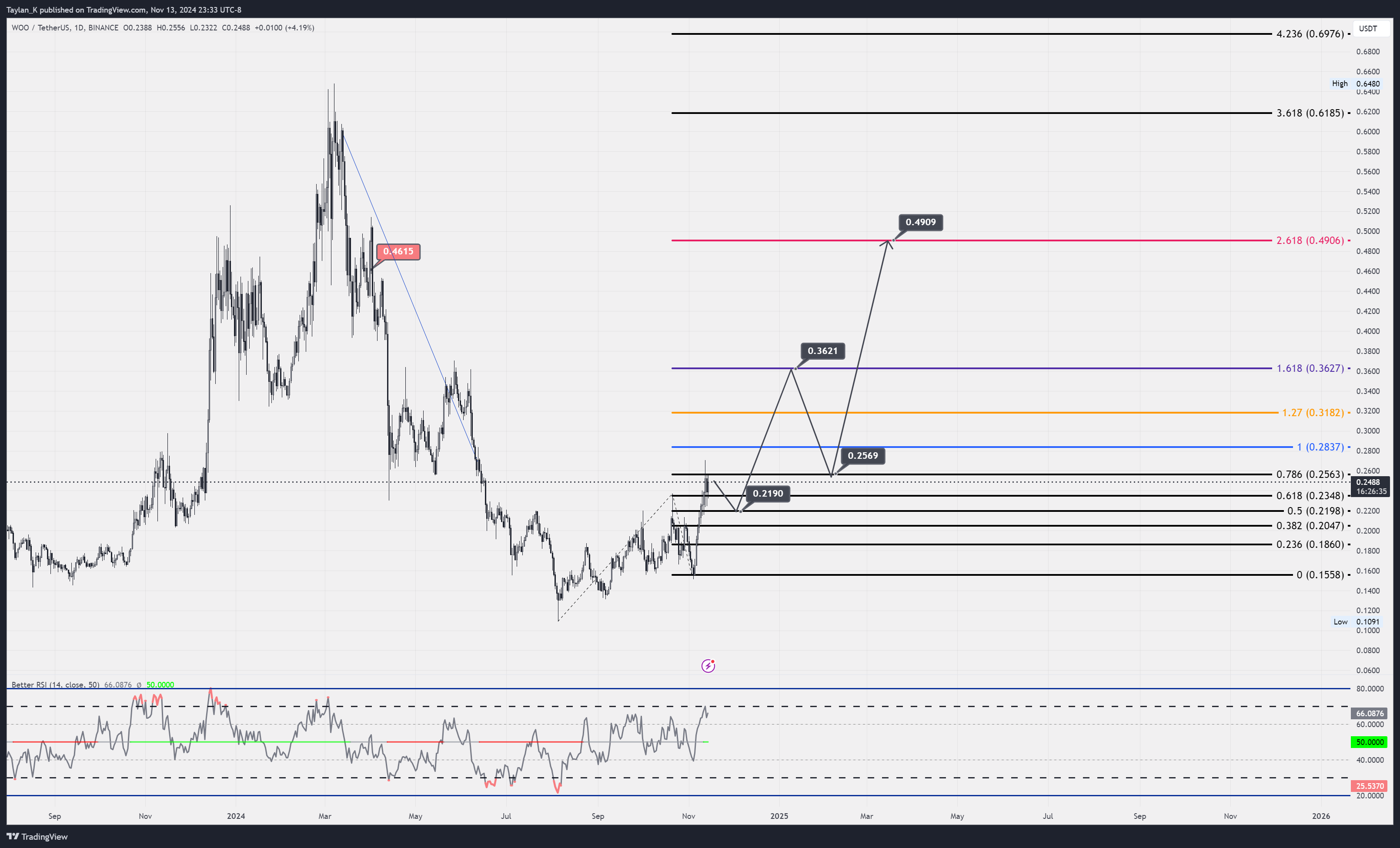 BINANCE:WOOUSDT Chart Image by Taylan_K