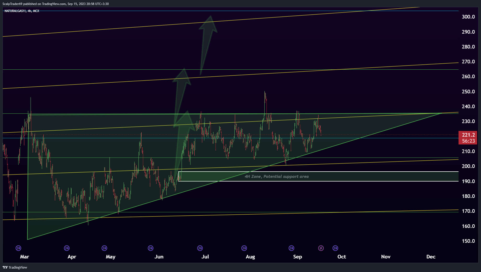 MCX:NATURALGAS1! Chart Image by HesamUNT
