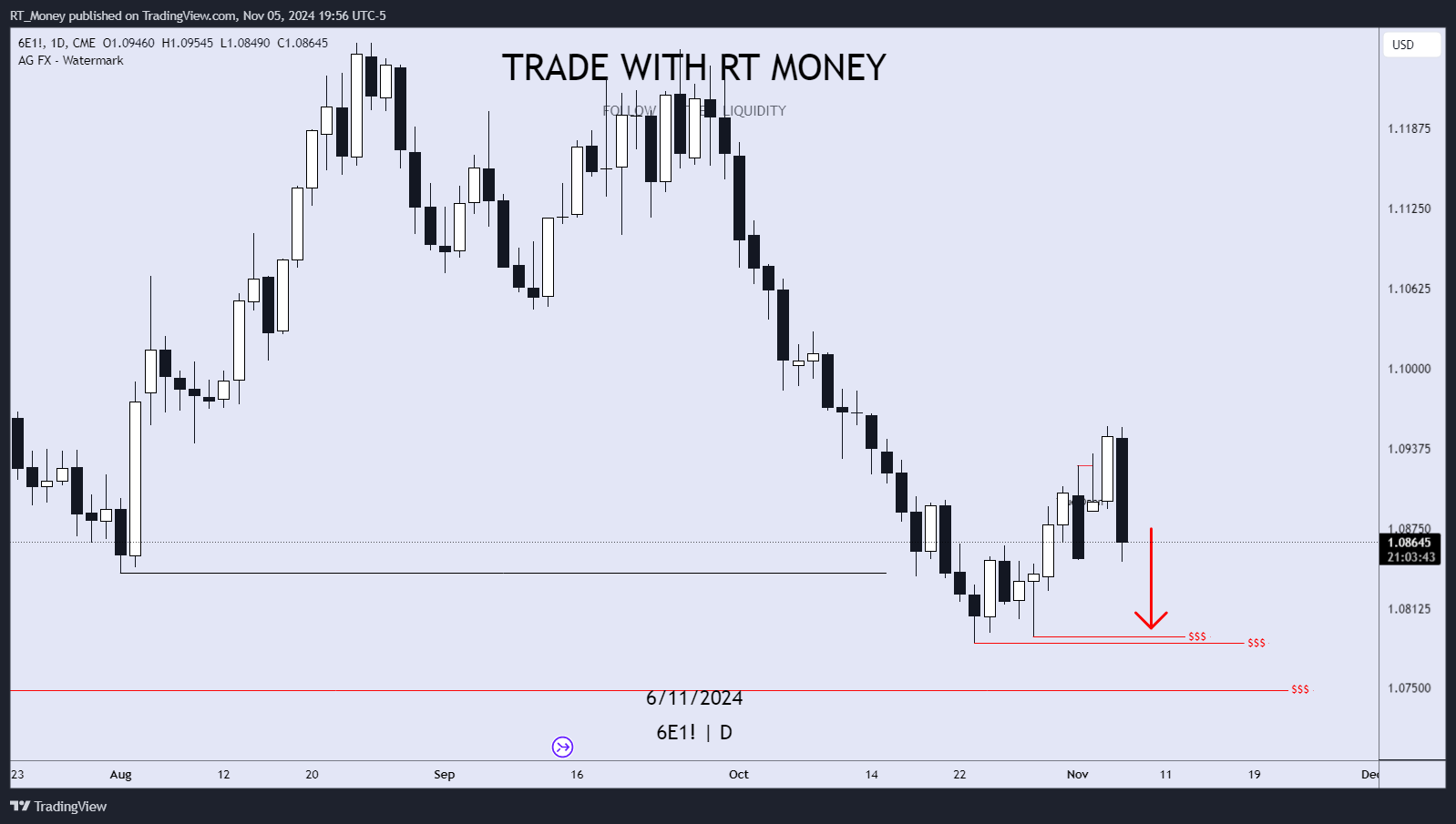 CME:6E1! Chart Image by RT_Money