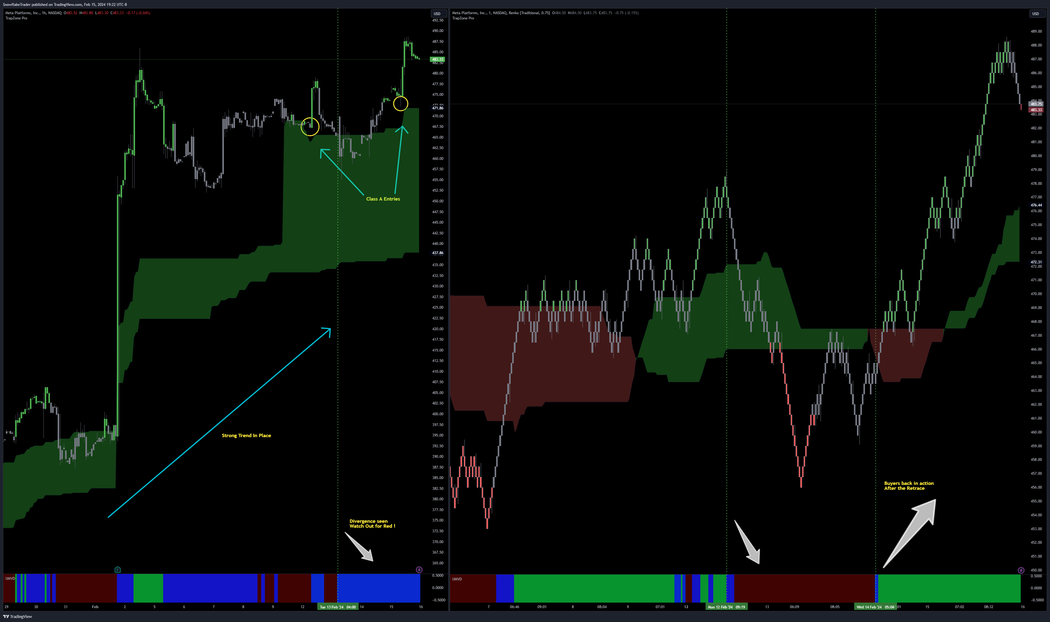 NASDAQ:META Chart Image by SnowflakeTrader