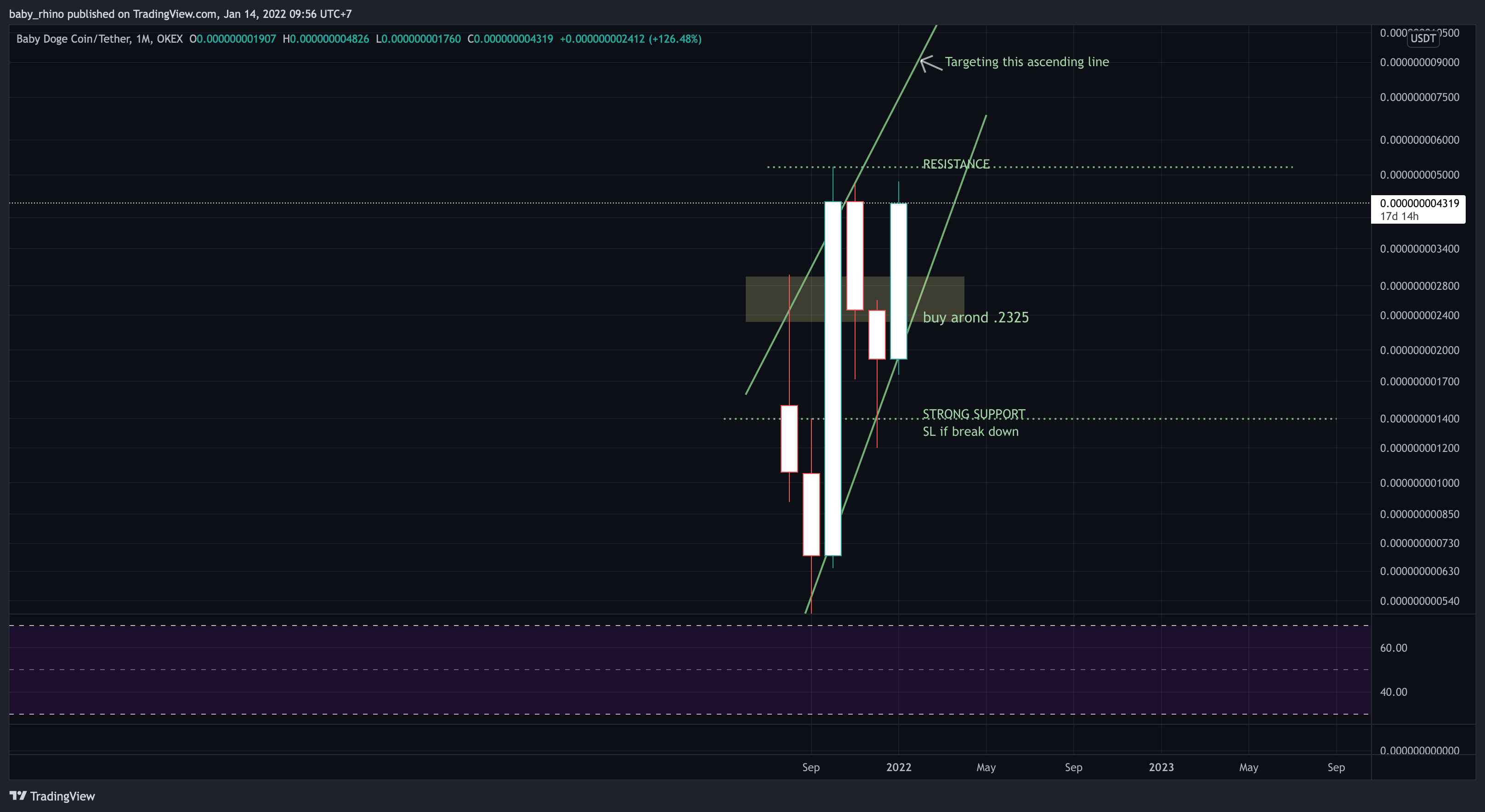 OKEX:BABYDOGEUSDT Chart Image by baby_rhino