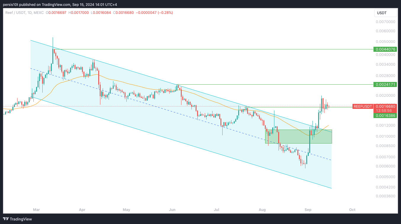 MEXC:REEFUSDT Chart Image by persis10t