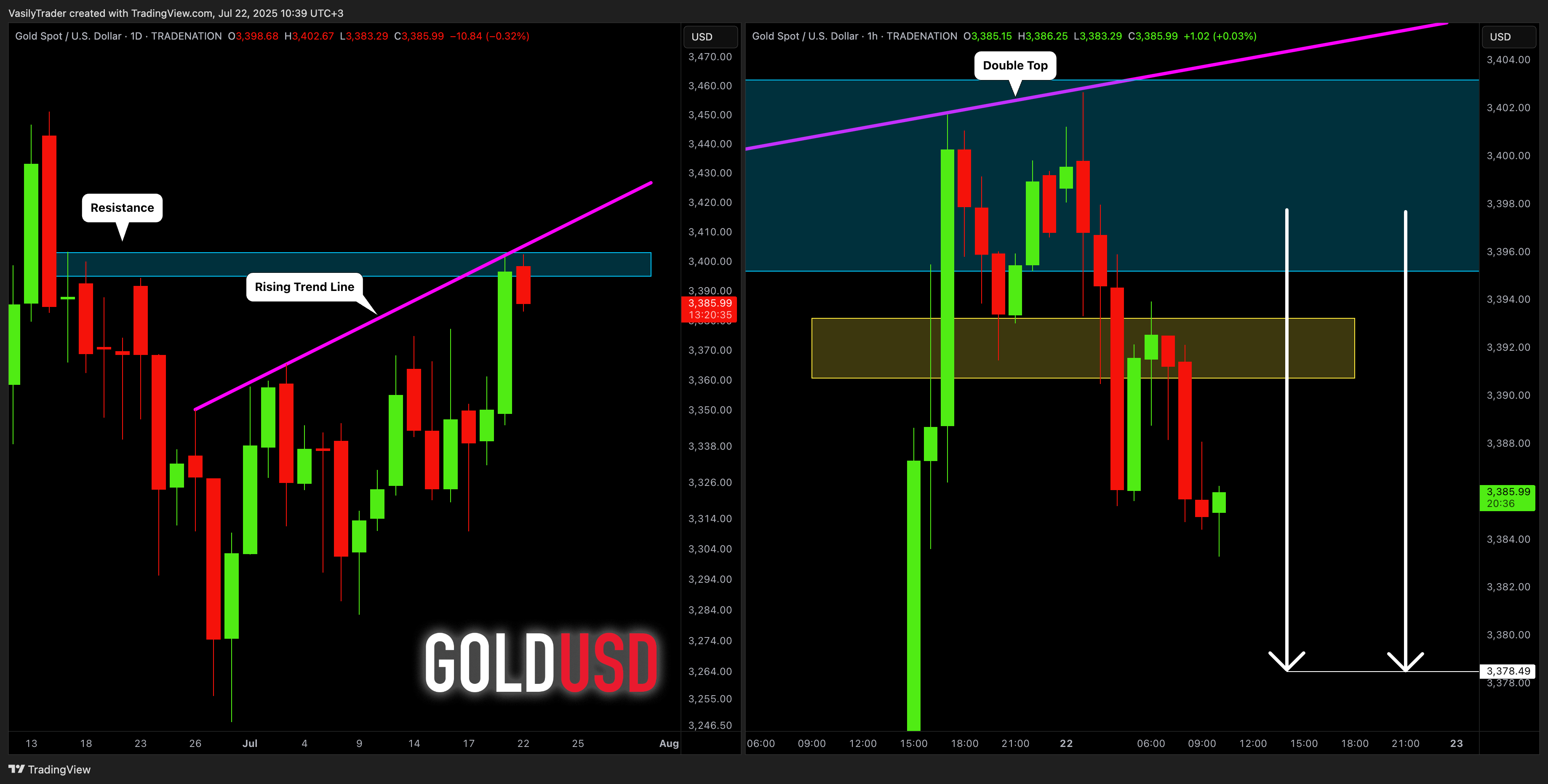 TRADENATION:XAUUSD Chart Image by VasilyTrader