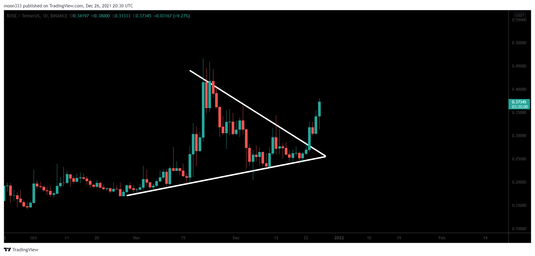 BINANCE:ROSEUSDT Chart Image by moon333