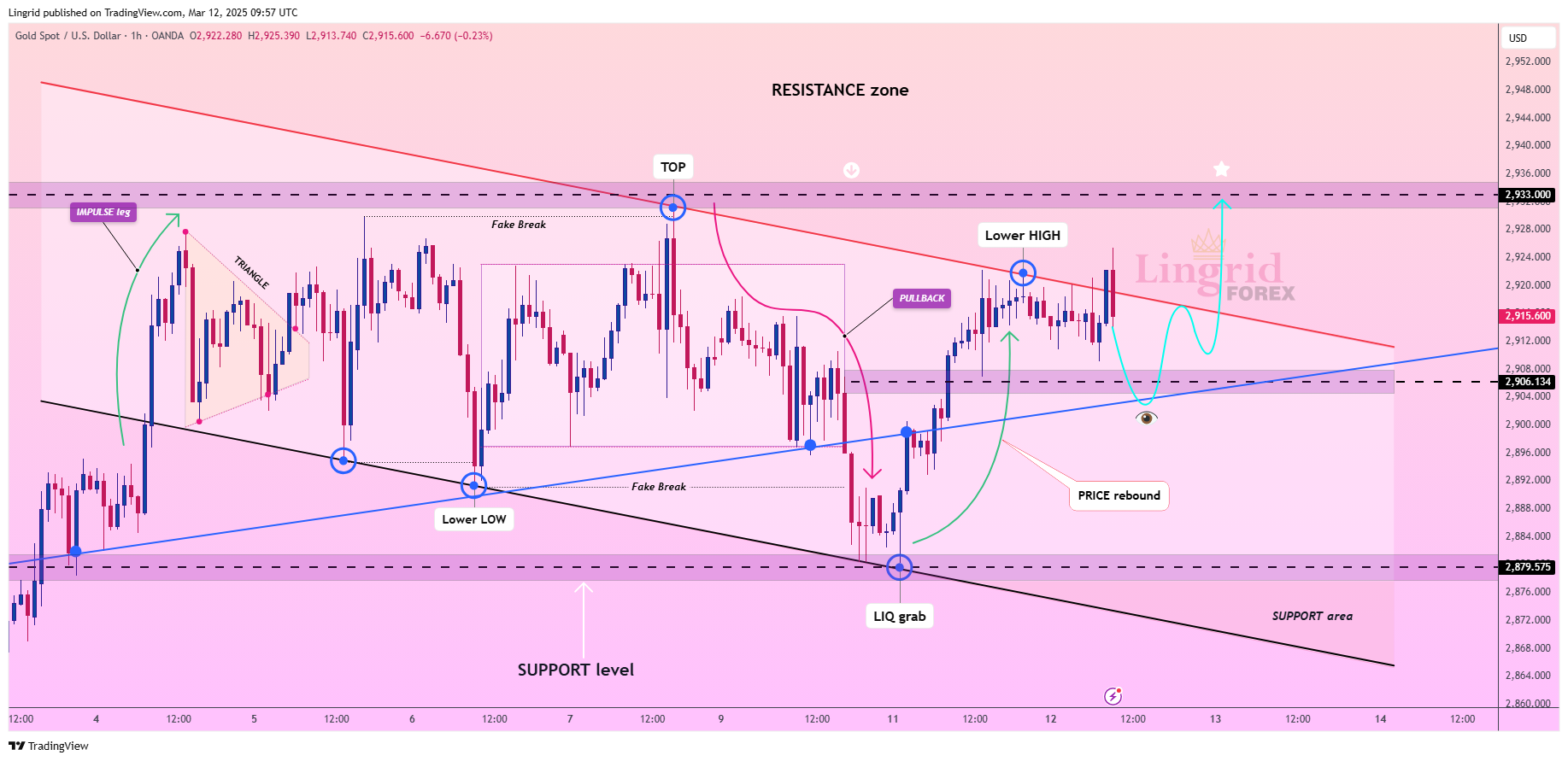 OANDA:XAUUSD Chart Image by Lingrid